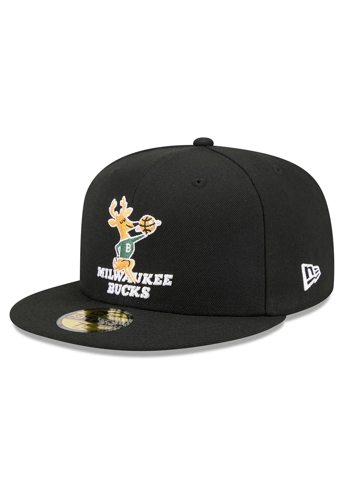 GORRA NEW ERA MILWAUKEE BUCKS 59FIFTY HARDWOOD CLASSIC NEGRA