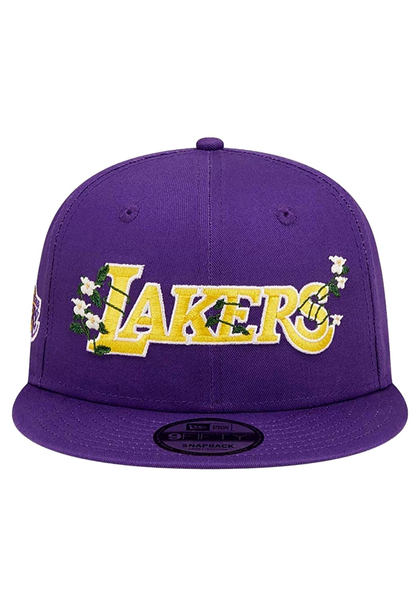 GORRA NEW ERA MORADA LAKERS FLOWER WORDMARK 9FIFTY LOSLAK - AREA ZERO