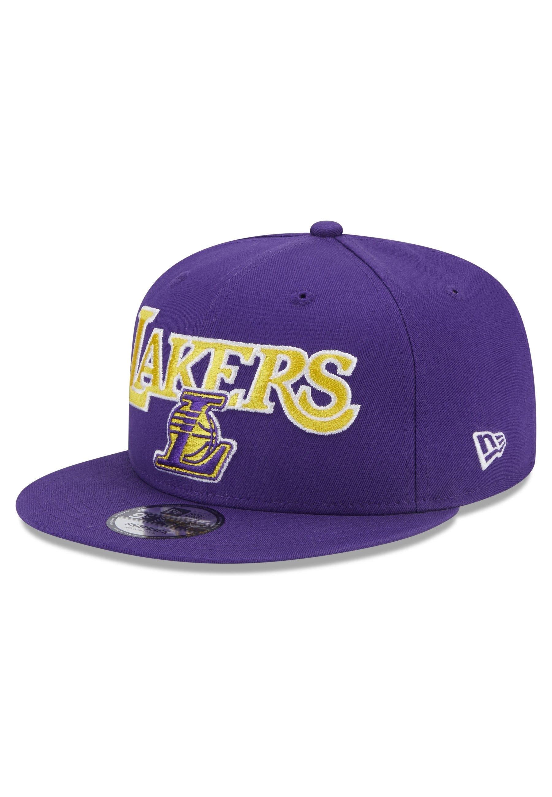 GORRA NEW ERA MORADA LAKERS NBA PATCH 9FIFTY LOSLAK