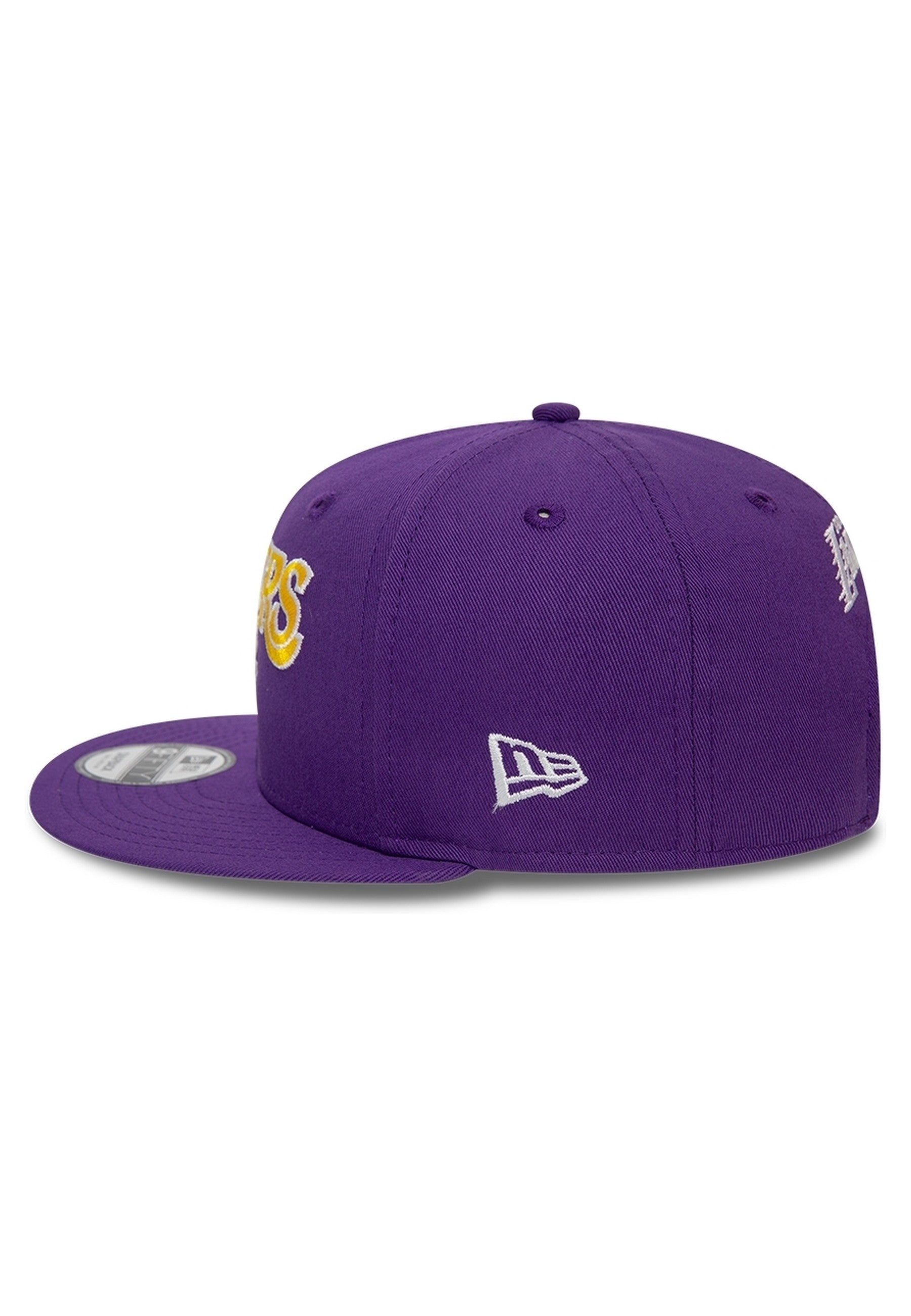 GORRA NEW ERA MORADA LAKERS NBA PATCH 9FIFTY LOSLAK