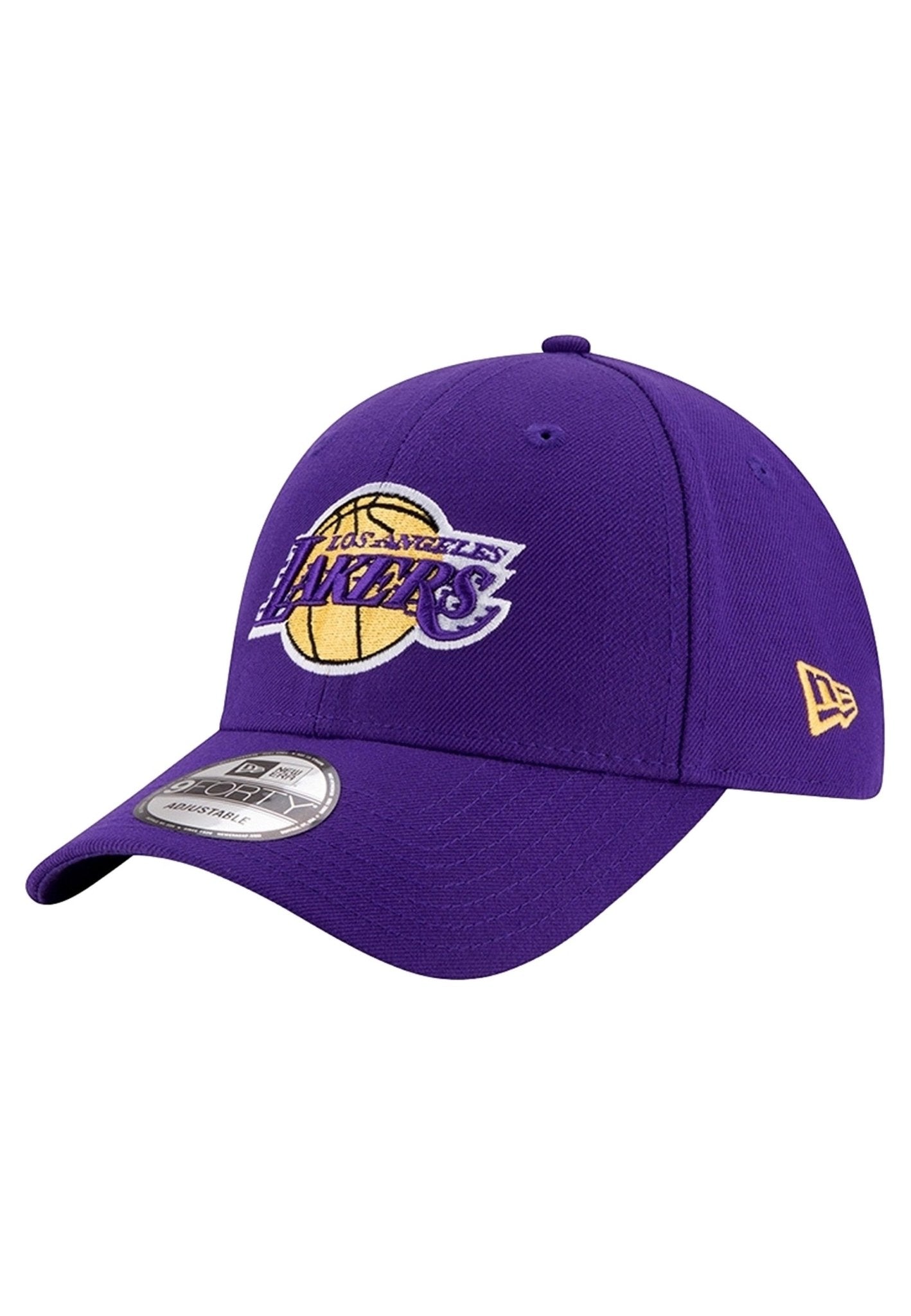 GORRA NEW ERA MORADA LOGO LAKERS BORDADO FRENTE VISERA CURVA - AREA ZERO