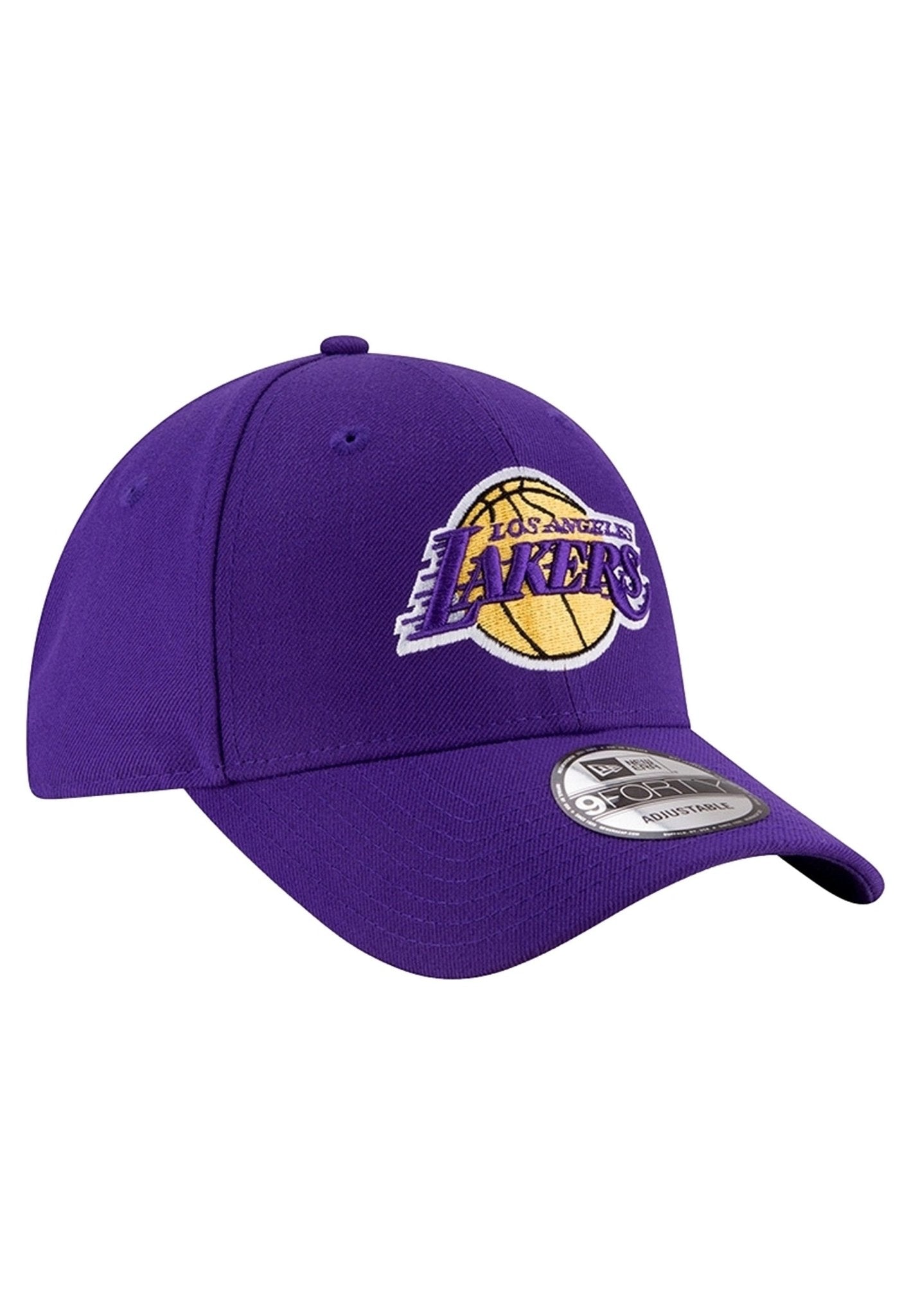 GORRA NEW ERA MORADA LOGO LAKERS BORDADO FRENTE VISERA CURVA - AREA ZERO