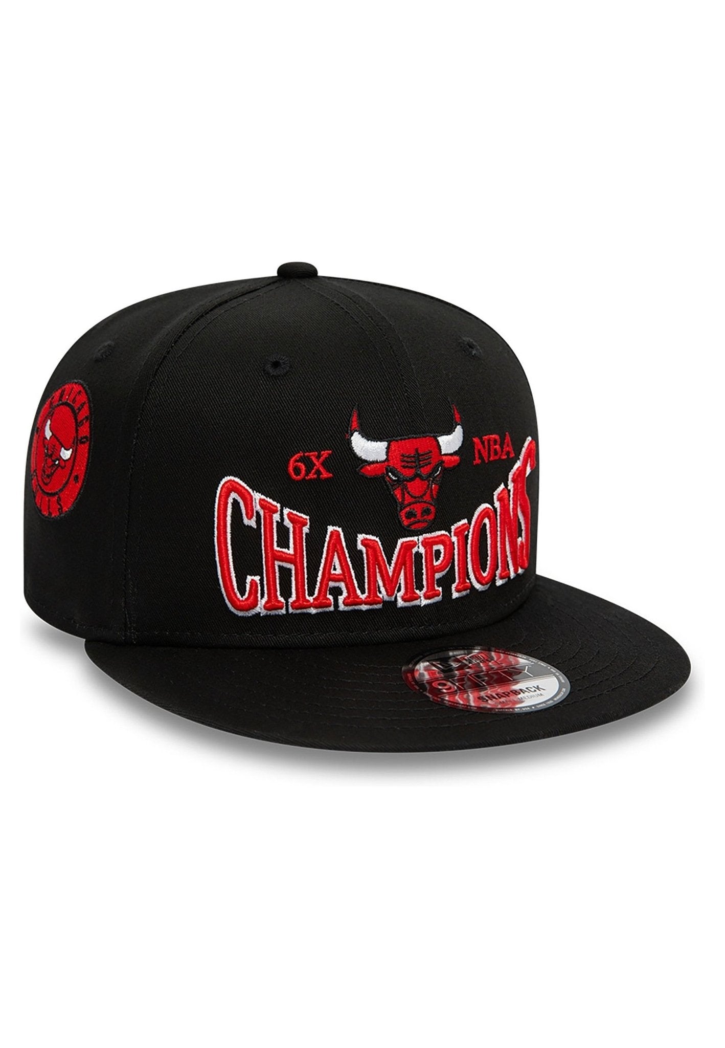 GORRA NEW ERA NEGRA BULLS CHAMPION PATCH 9FIFTY CHIBUL - AREA ZERO