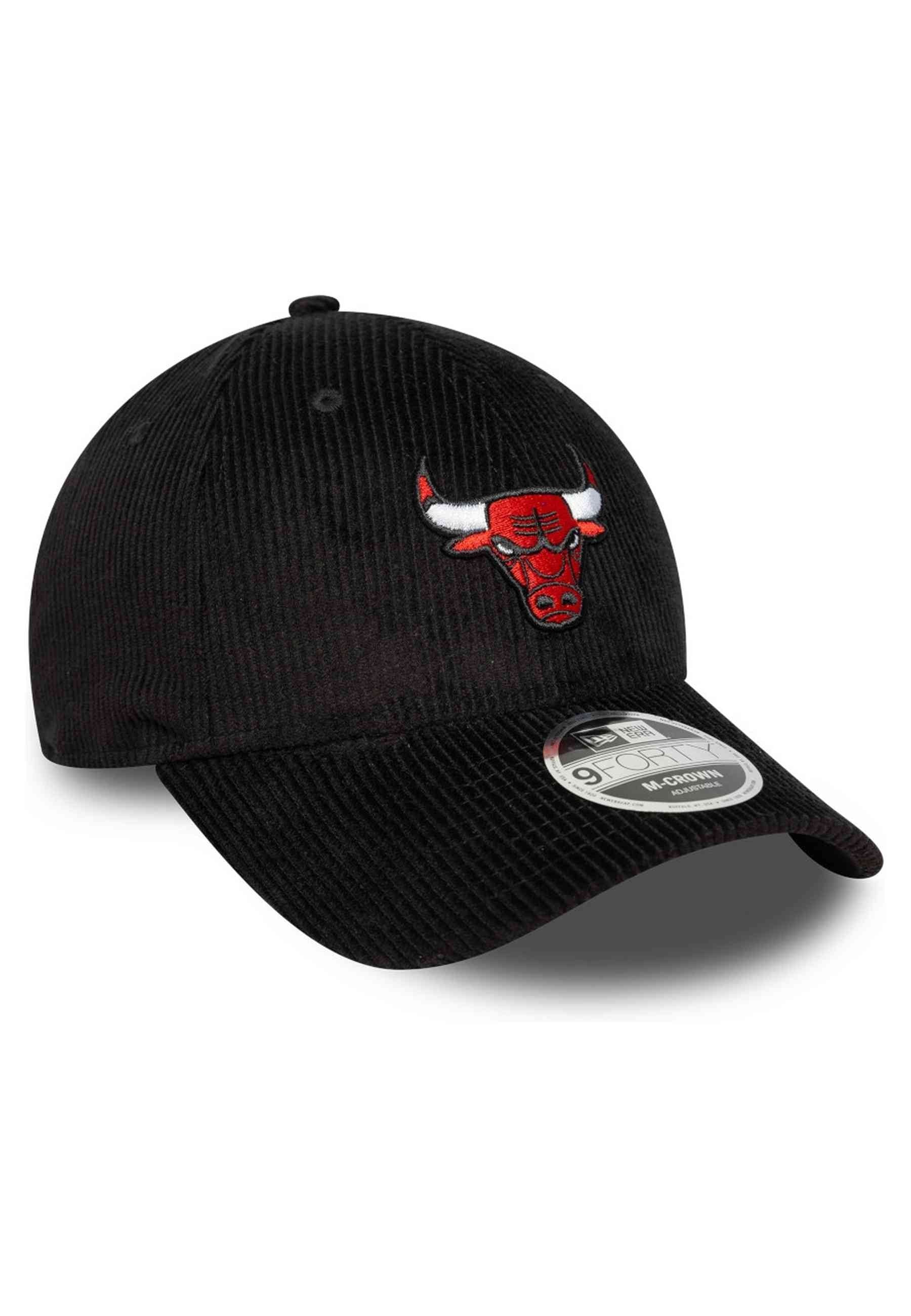 GORRA NEW ERA NEGRA BULLS CORD 9FORTY MC CHIBUL