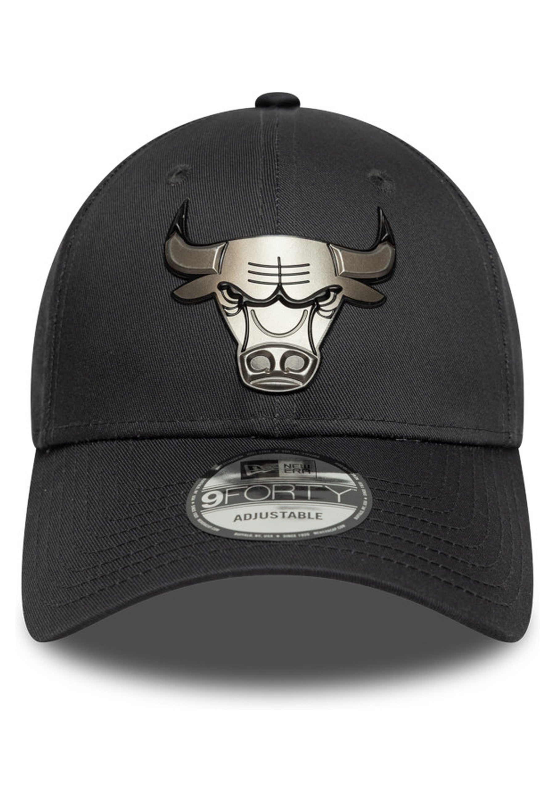 GORRA NEW ERA NEGRA BULLS METALLIC 9FORTY CHIBUL