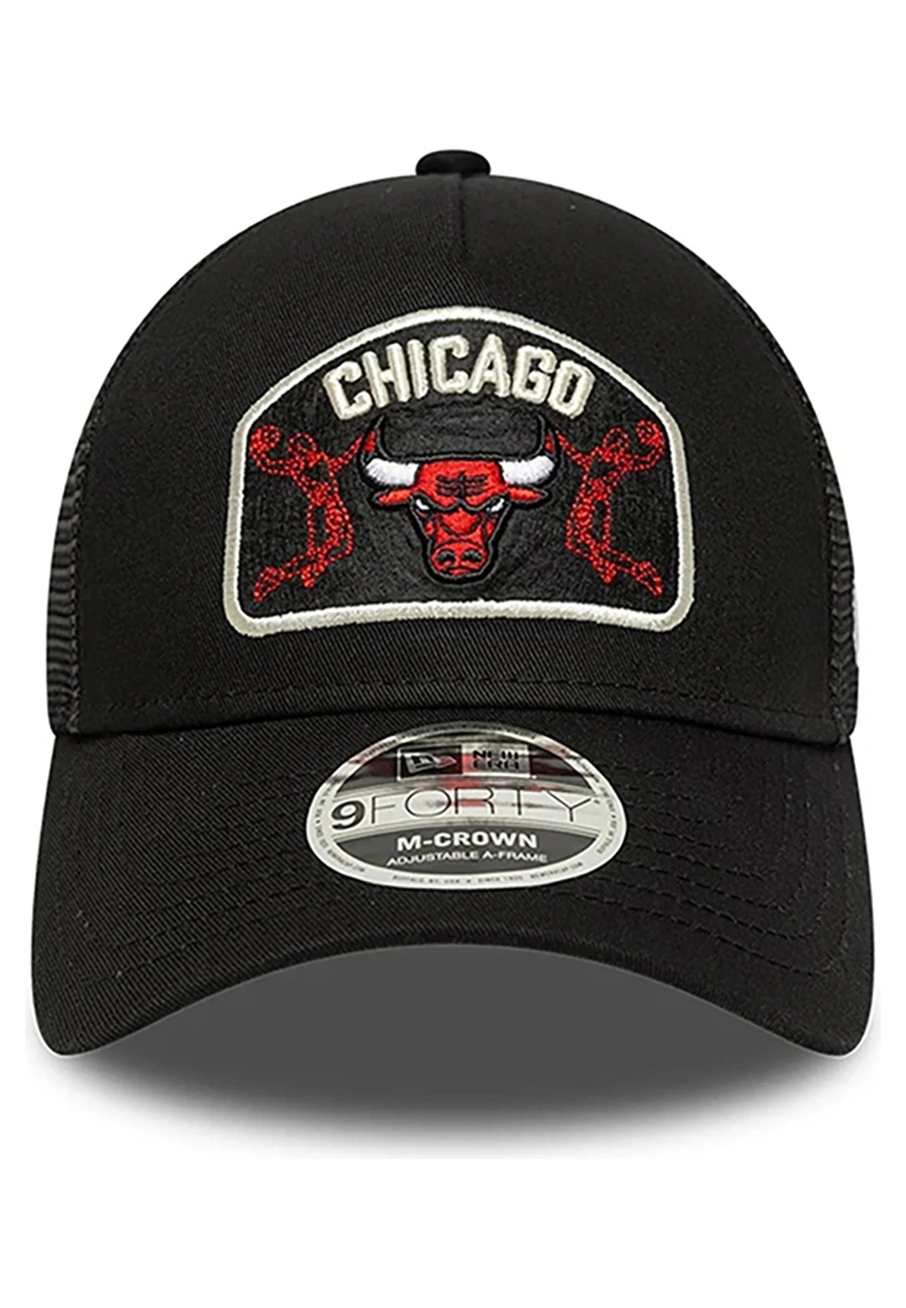 GORRA NEW ERA NEGRA BULLS NBA 9FORTY MC AF CHIBUL TRUCKER CAP