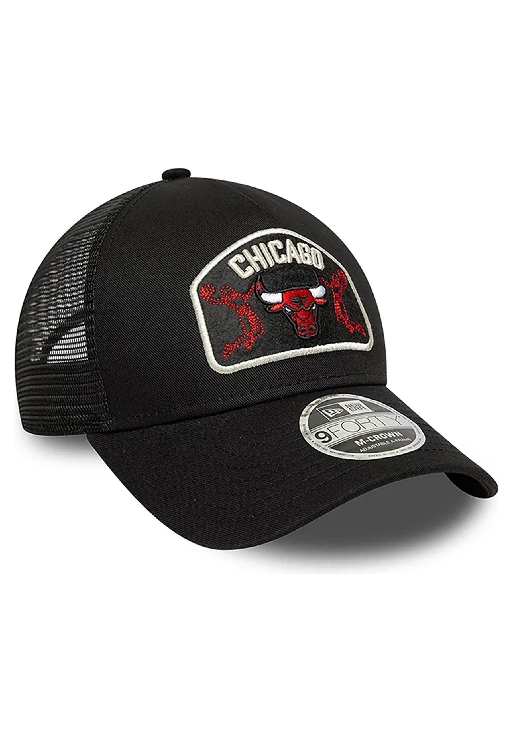 GORRA NEW ERA NEGRA BULLS NBA 9FORTY MC AF CHIBUL TRUCKER CAP