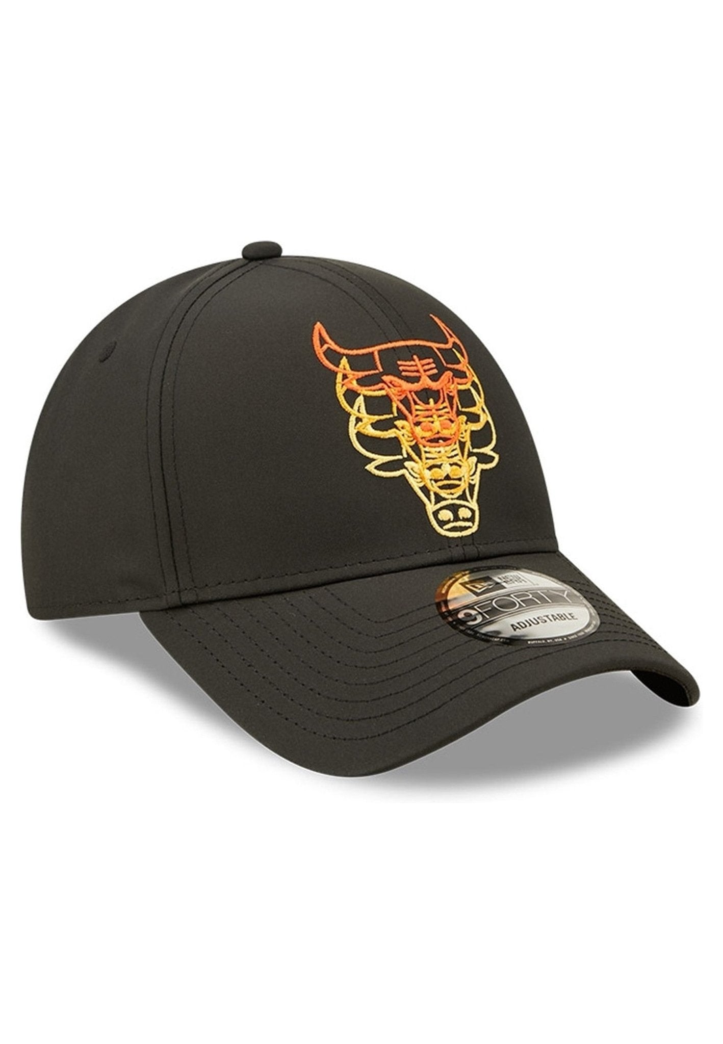 GORRA NEW ERA NEGRA BULLS STACK LOGO CHIBUL BLKSCA - AREA ZERO