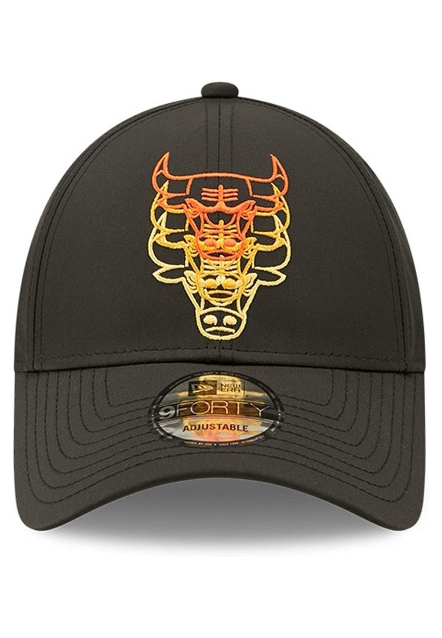 GORRA NEW ERA NEGRA BULLS STACK LOGO CHIBUL BLKSCA - AREA ZERO