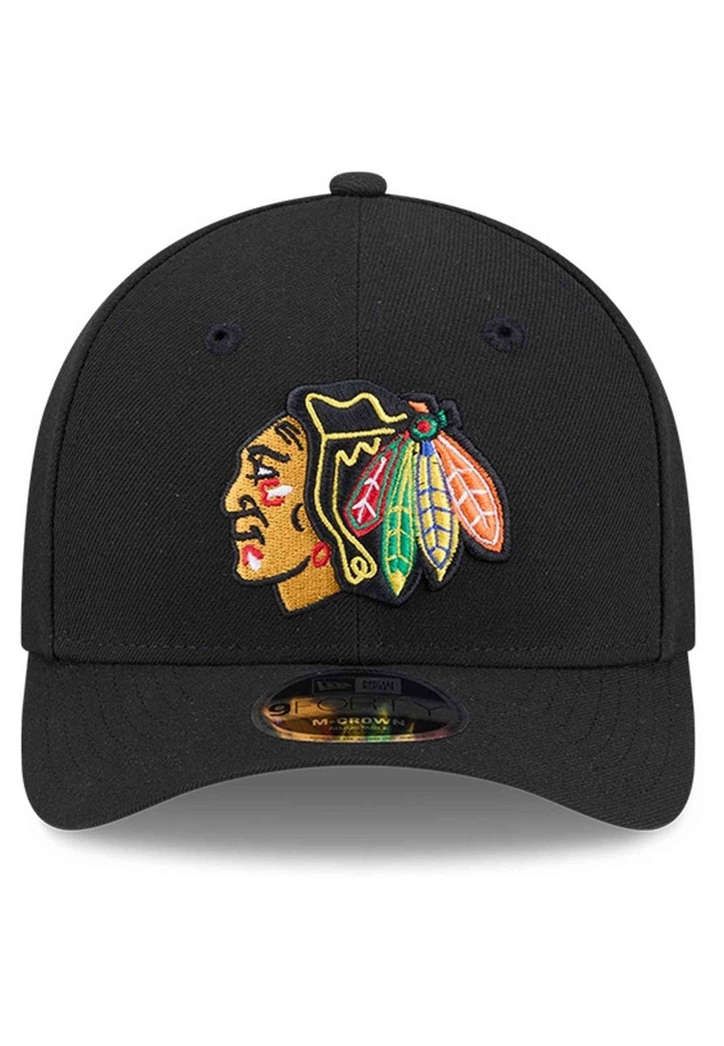 GORRA NEW ERA NEGRA CHICAGO BLACKHAWKS NHL TEAM 940MC CHIBLA OTC - AREA ZERO