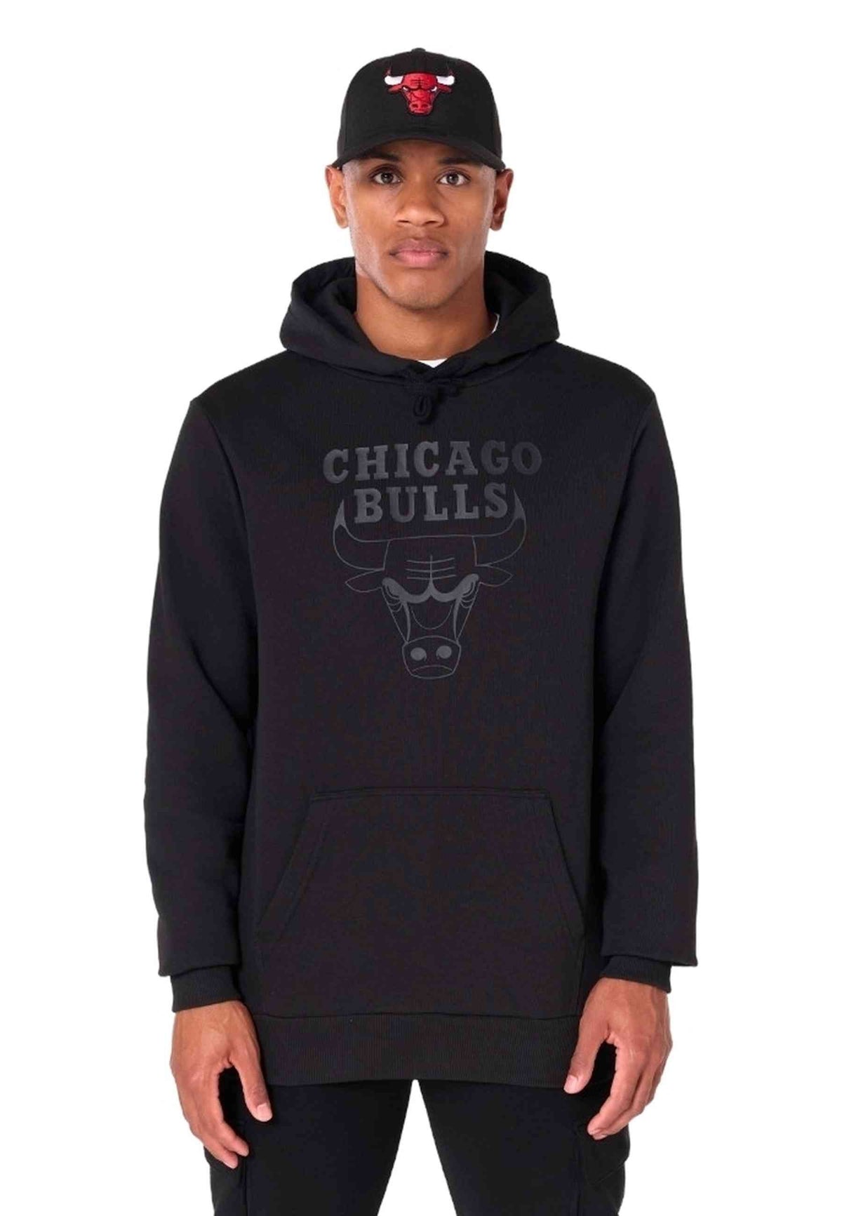 GORRA NEW ERA NEGRA CHICAGO BULLS BLACK ON BLACK HOODIE