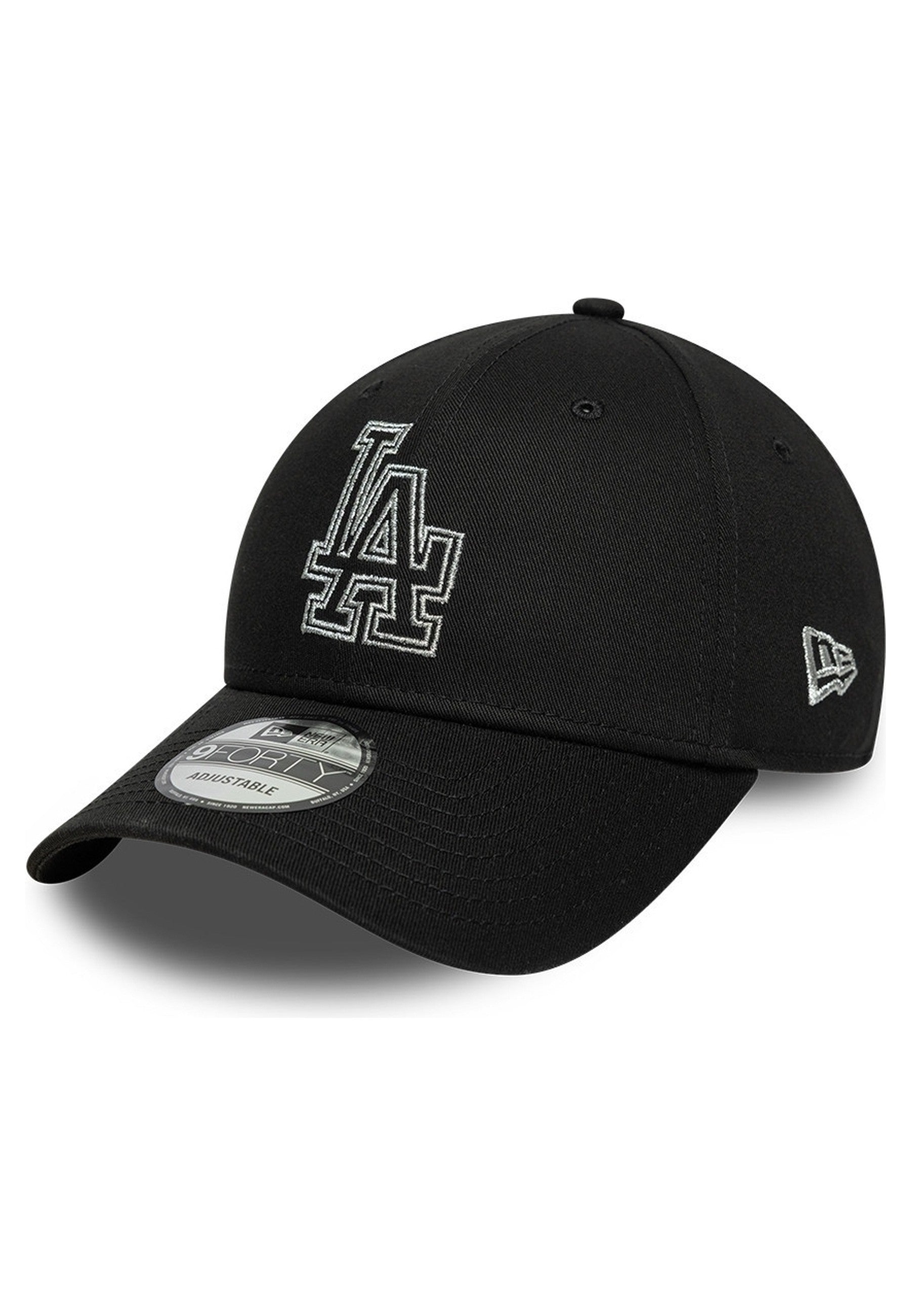 GORRA NEW ERA NEGRA DODGERS METALLIC OUTLINE 9FORTY LOSDOD