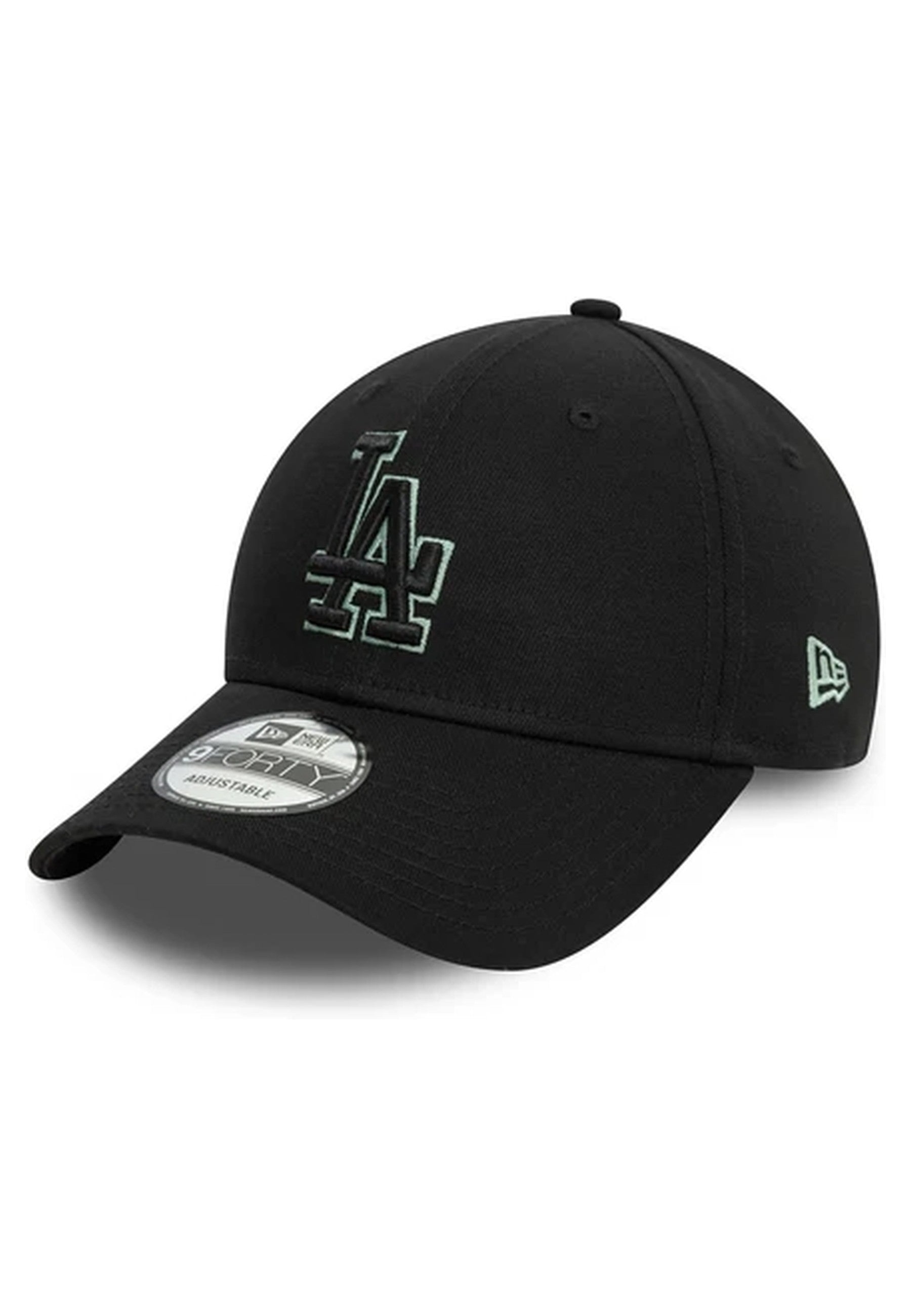 GORRA NEW ERA NEGRA DODGERS TEAM OUTLINE 9FORTY LOSDOD