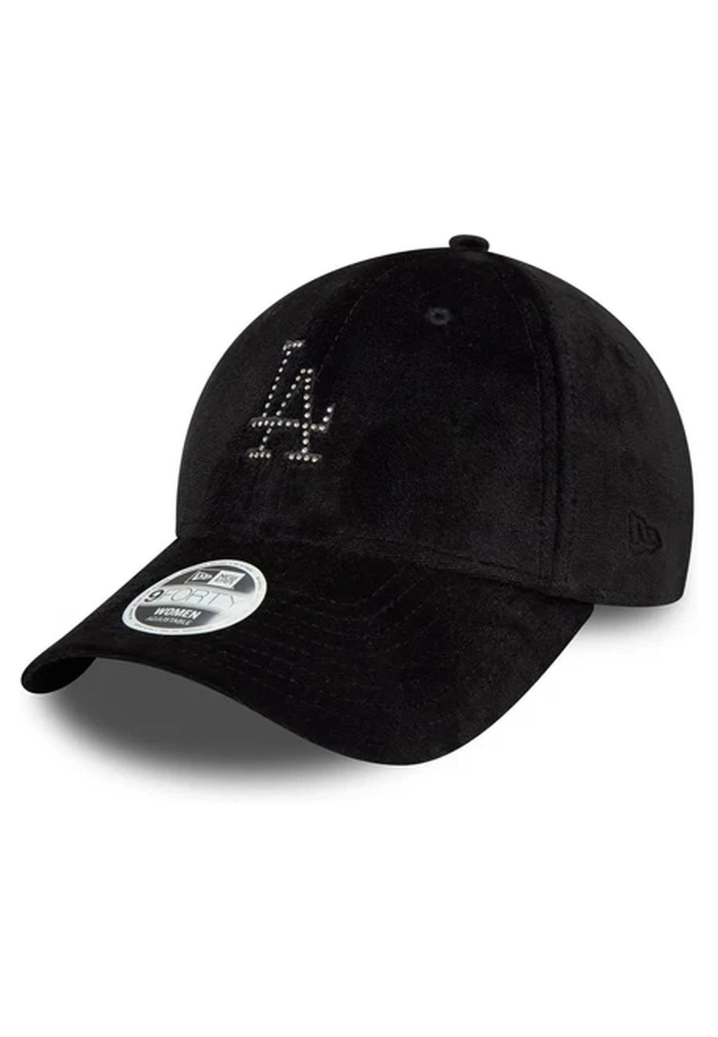 GORRA NEW ERA NEGRA DODGERS WMNS DIAMANTE VELOUR 9FORTY LOSDOD - AREA ZERO