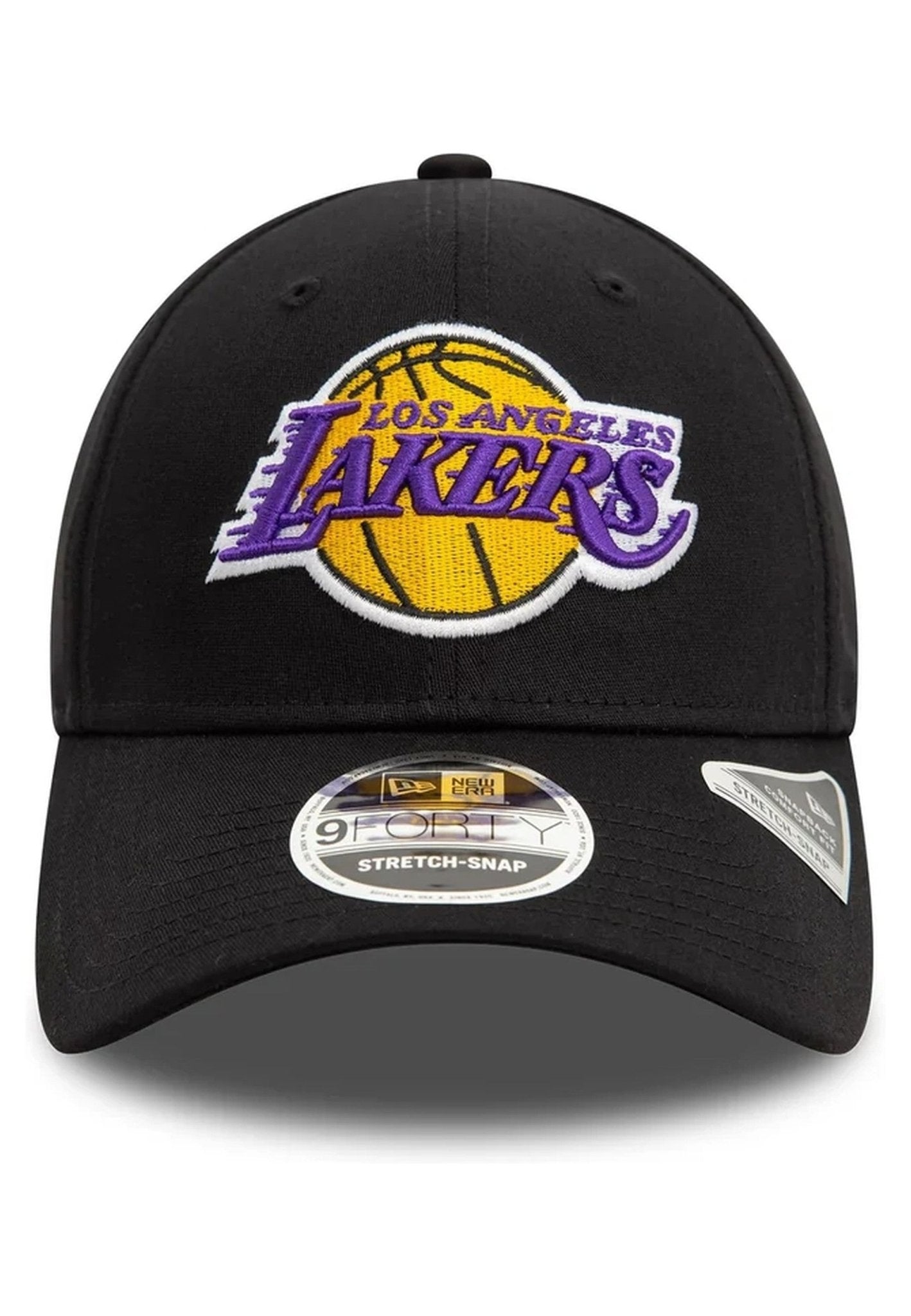 GORRA NEW ERA NEGRA LAKERS 9FORTY STRETCH SNAP LOSLAK - AREA ZERO