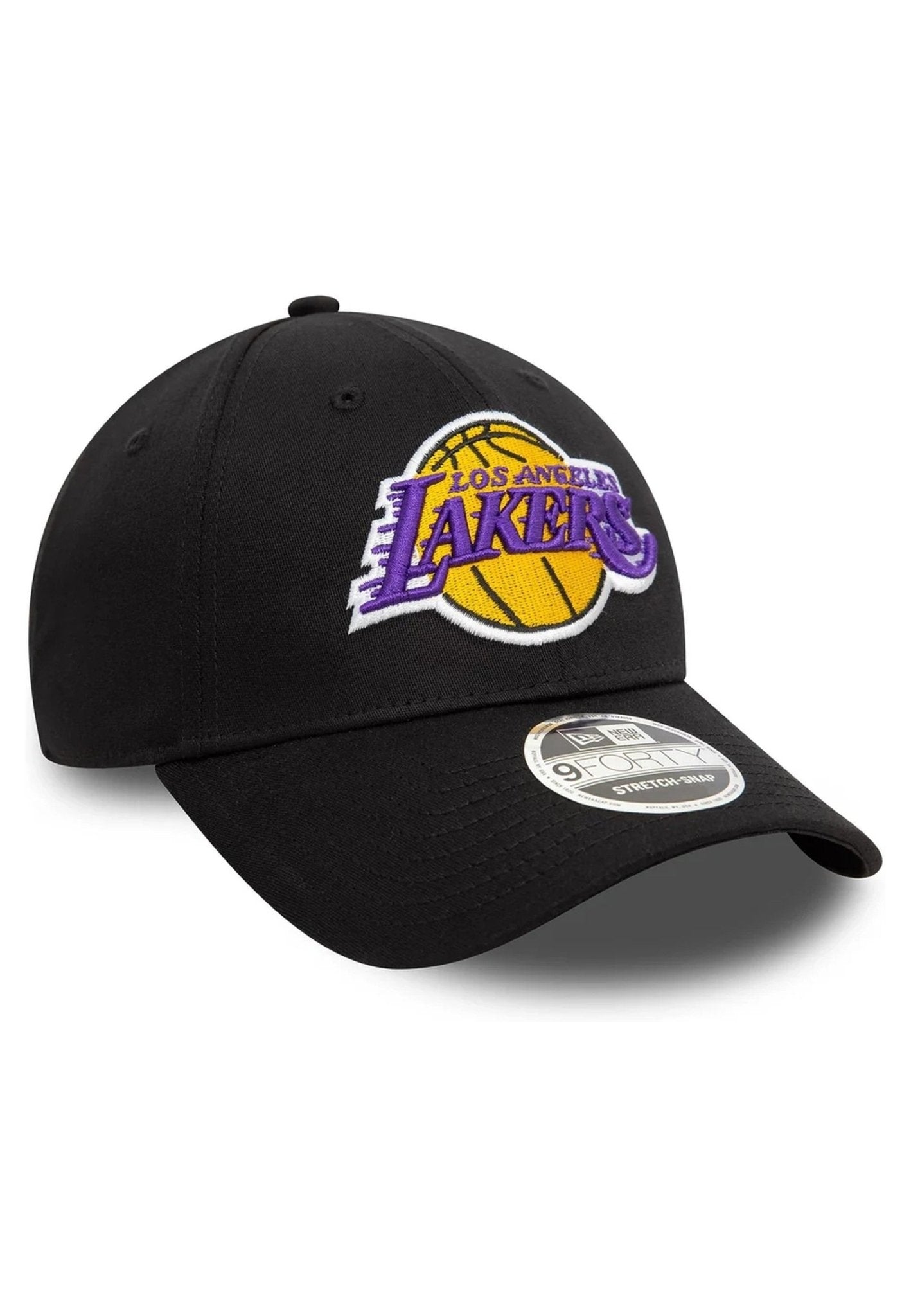 GORRA NEW ERA NEGRA LAKERS 9FORTY STRETCH SNAP LOSLAK - AREA ZERO