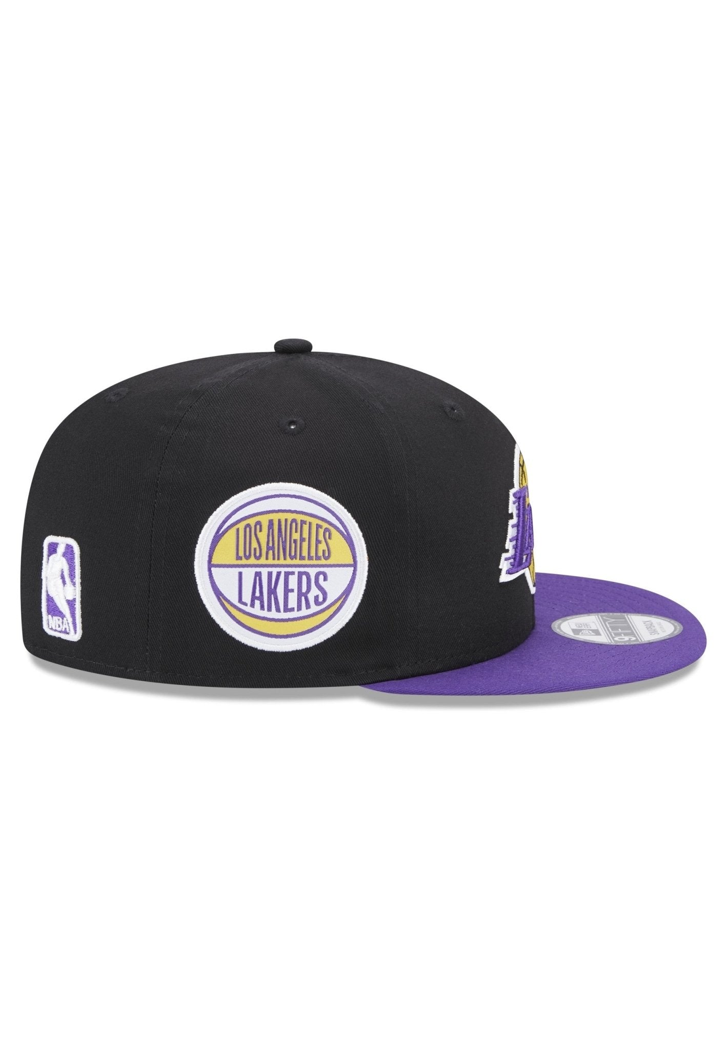 GORRA NEW ERA NEGRA LAKERS CONTRAST SIDE PATCH 9FIFTY - AREA ZERO