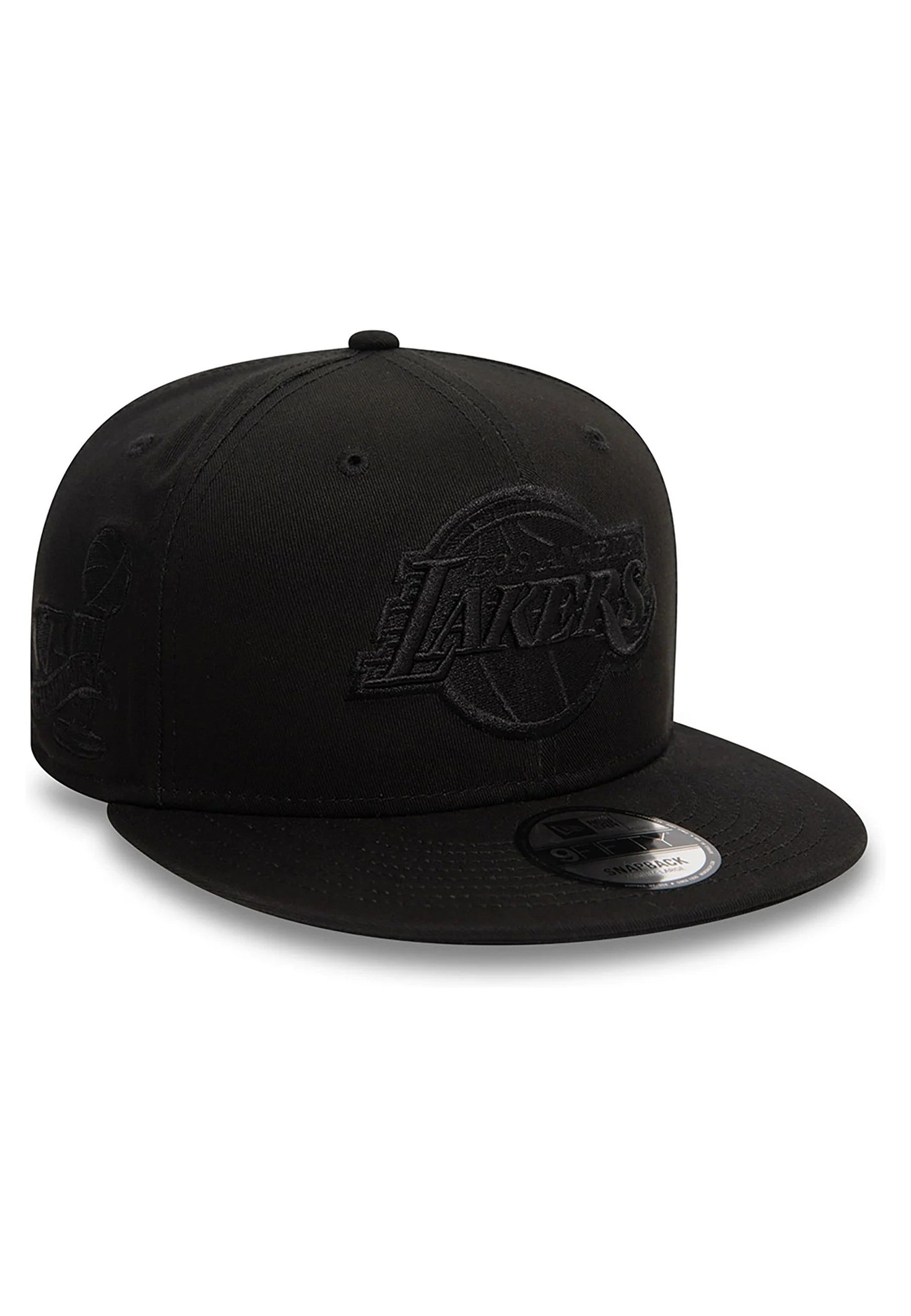 GORRA NEW ERA NEGRA LAKERS MONOCHROME 9FIFTY LOSLAK