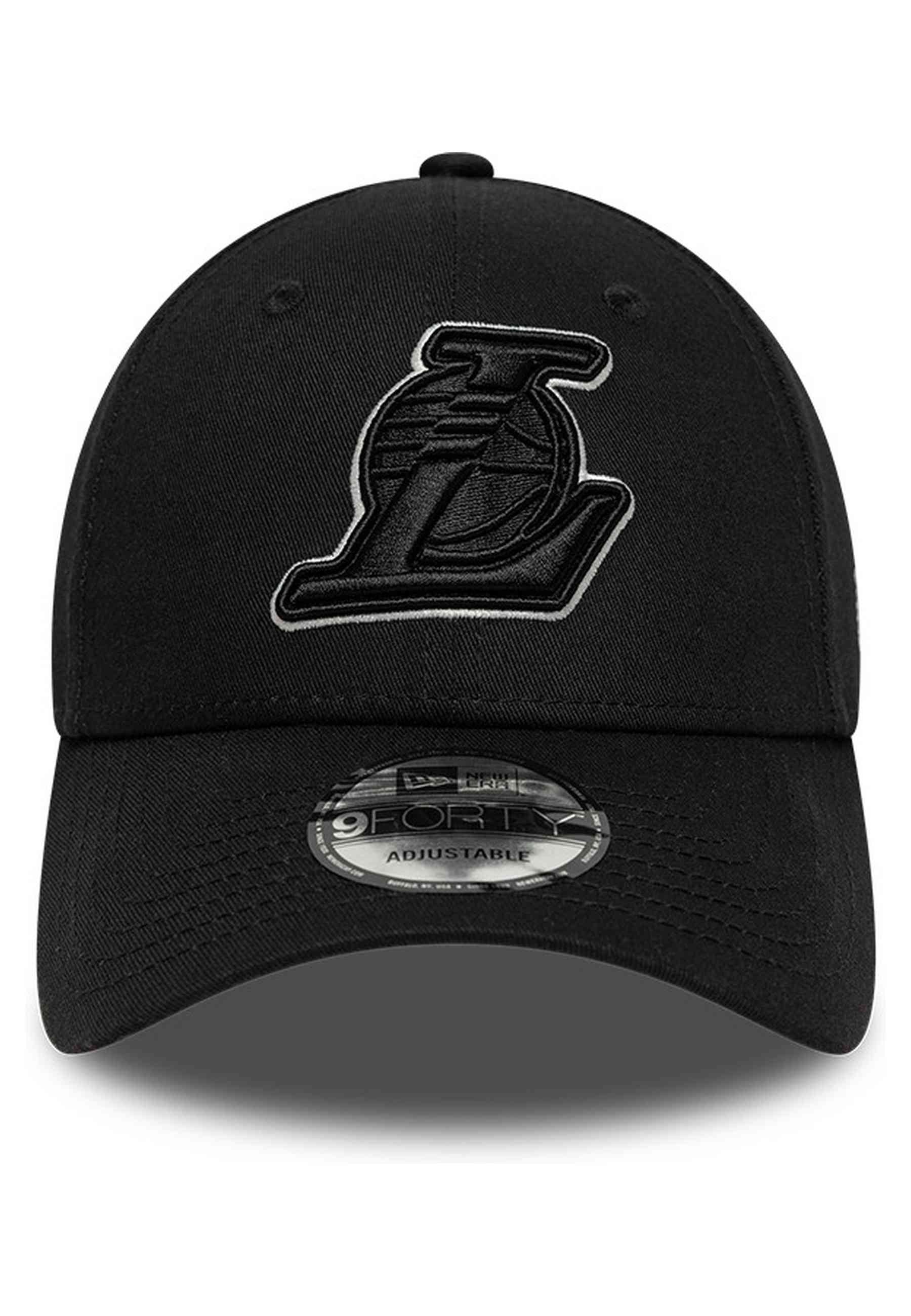 GORRA NEW ERA NEGRA LAKERS TEAM OUTLINE 9FORTY LOSLAK