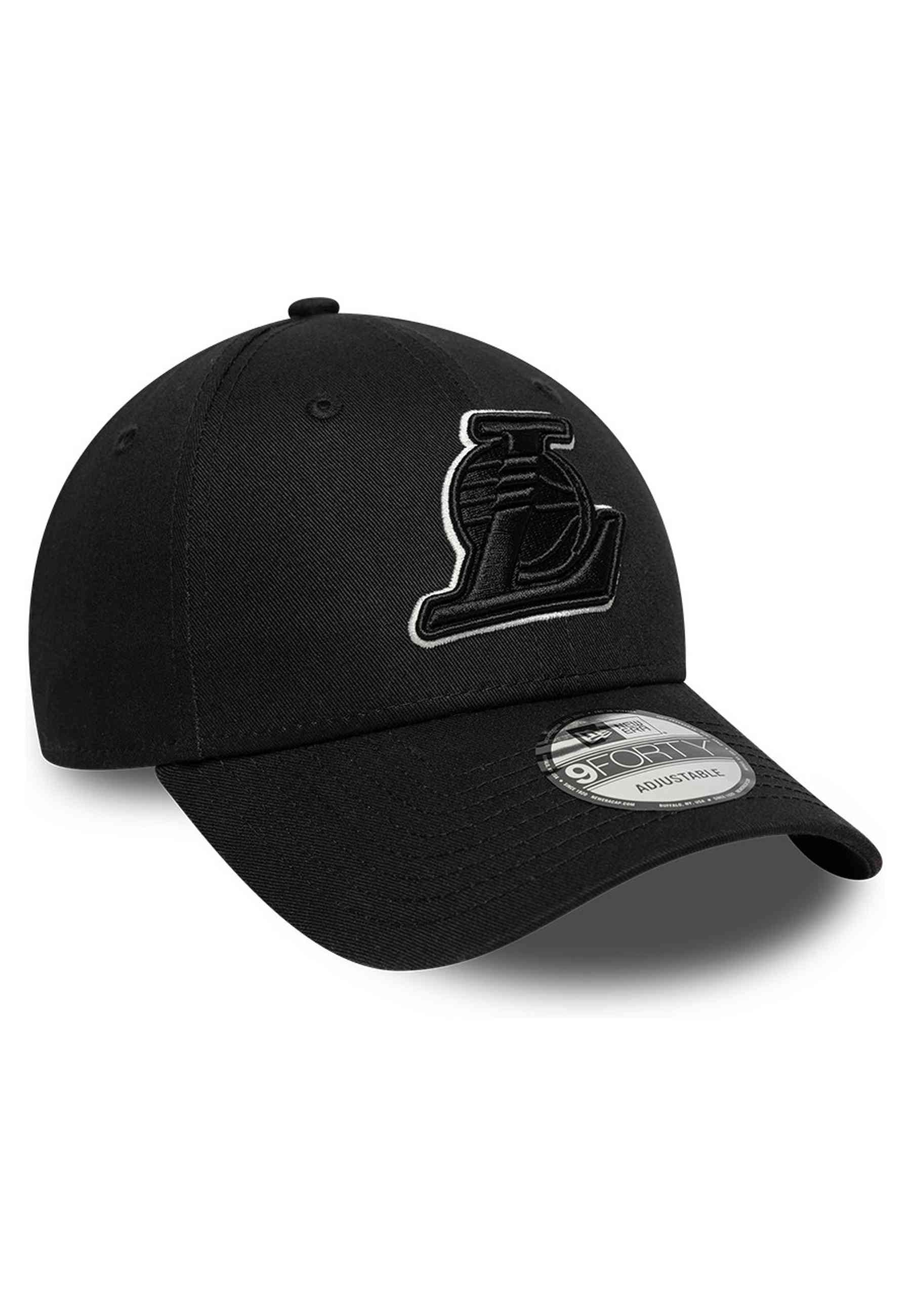 GORRA NEW ERA NEGRA LAKERS TEAM OUTLINE 9FORTY LOSLAK