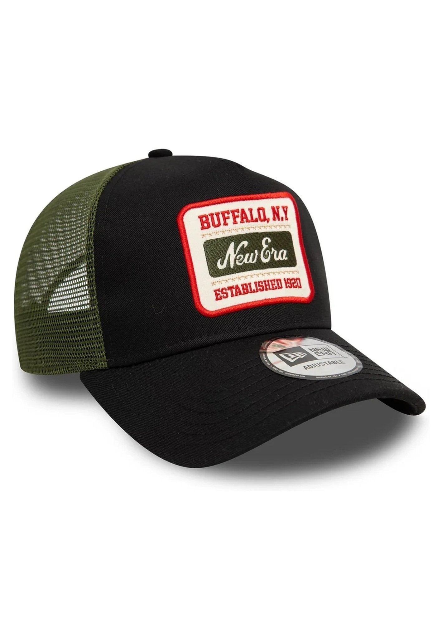 GORRA NEW ERA NEGRA NE PATCH TRUCKER NEWERA - AREA ZERO