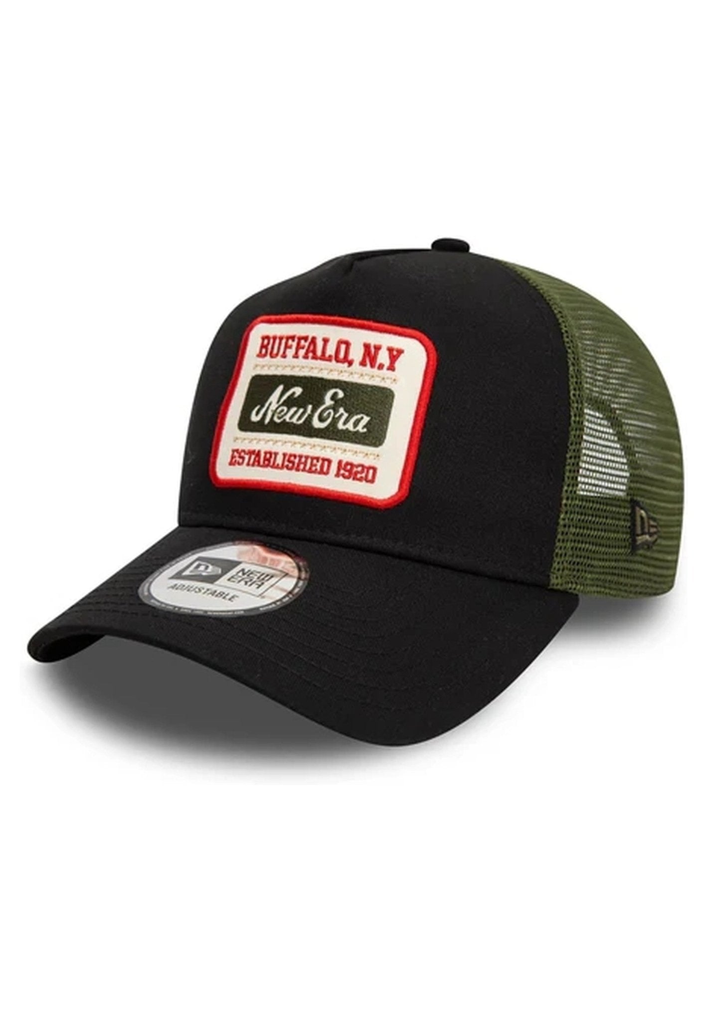 GORRA NEW ERA NEGRA NE PATCH TRUCKER NEWERA - AREA ZERO