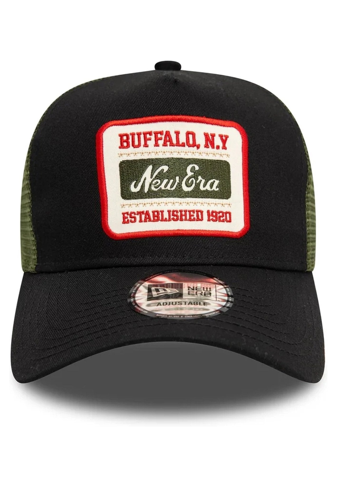 GORRA NEW ERA NEGRA NE PATCH TRUCKER NEWERA - AREA ZERO