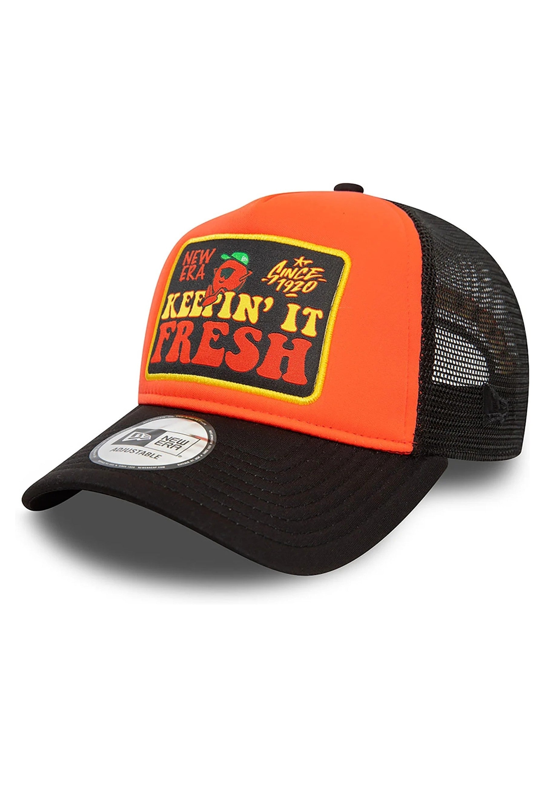 GORRA NEW ERA NEGRA NE PATCH TRUCKER NEWERA
