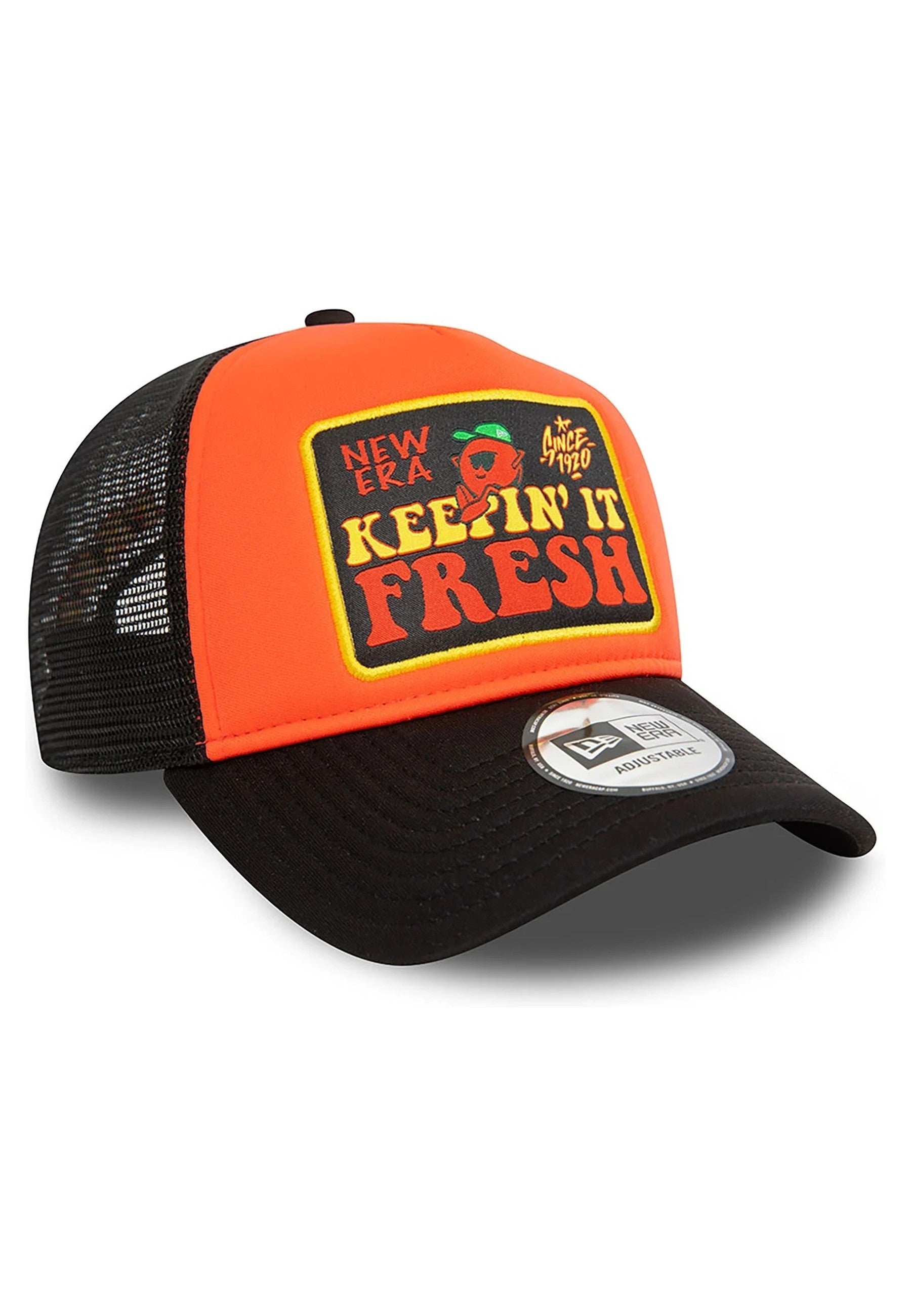 GORRA NEW ERA NEGRA NE PATCH TRUCKER NEWERA