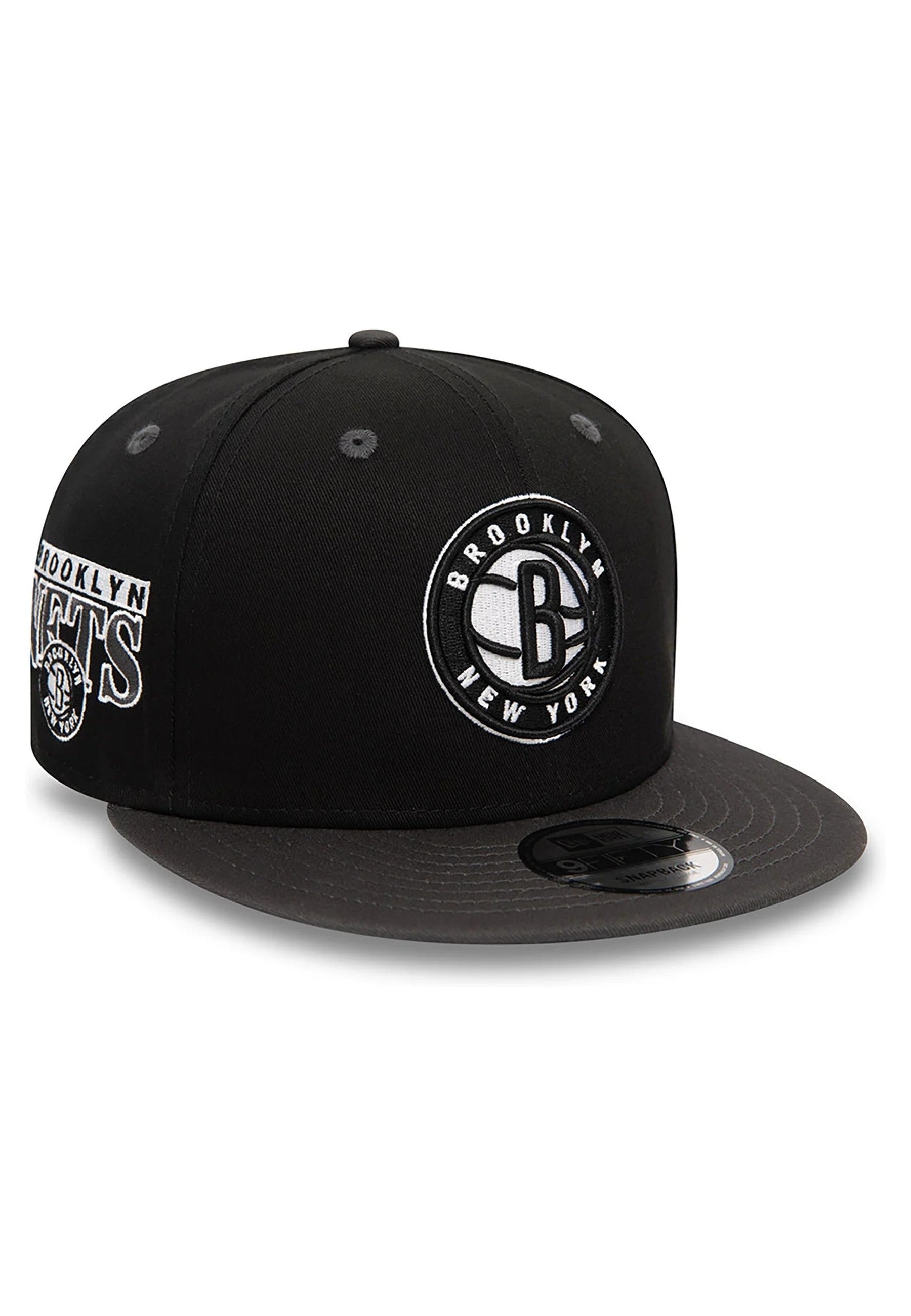 GORRA NEW ERA NEGRA NETS TEAM COLOUR 9FIFTY BRONET