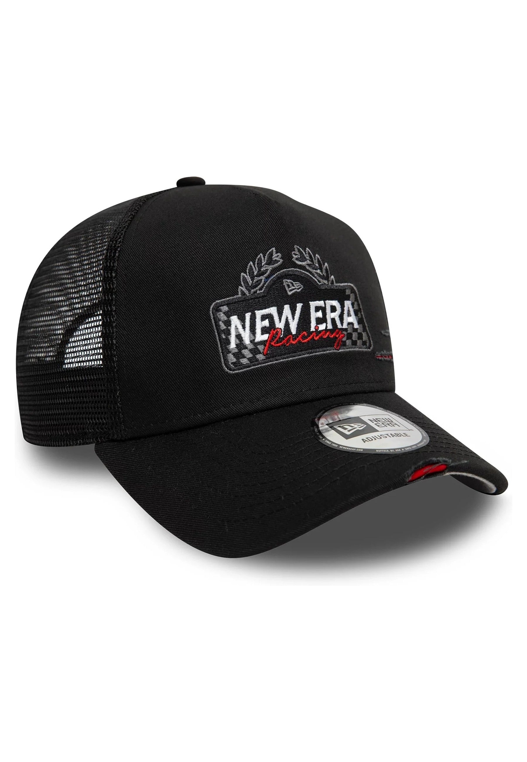 GORRA NEW ERA NEGRA RACING NE MOTORSPORT TRUCKER CAP