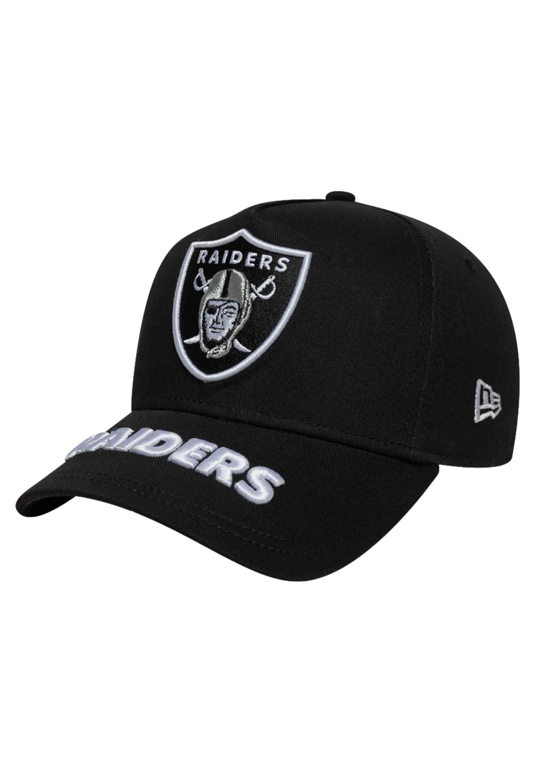 GORRA NEW ERA NEGRA RAIDERS EFRAME VISOR HIT LASRAI