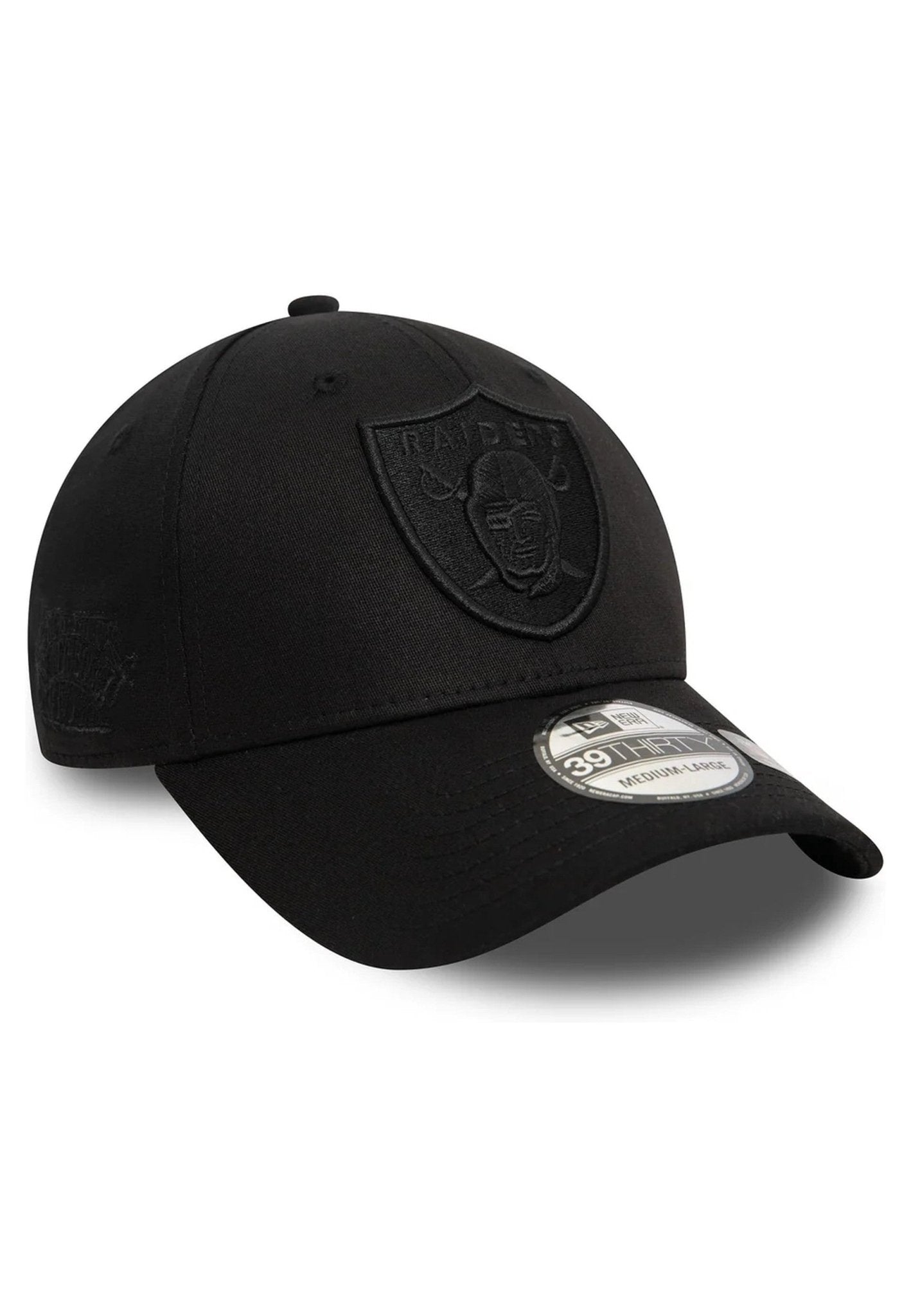 GORRA NEW ERA NEGRA RAIDERS MONOCHROME 39THIRTY LASRAI - AREA ZERO