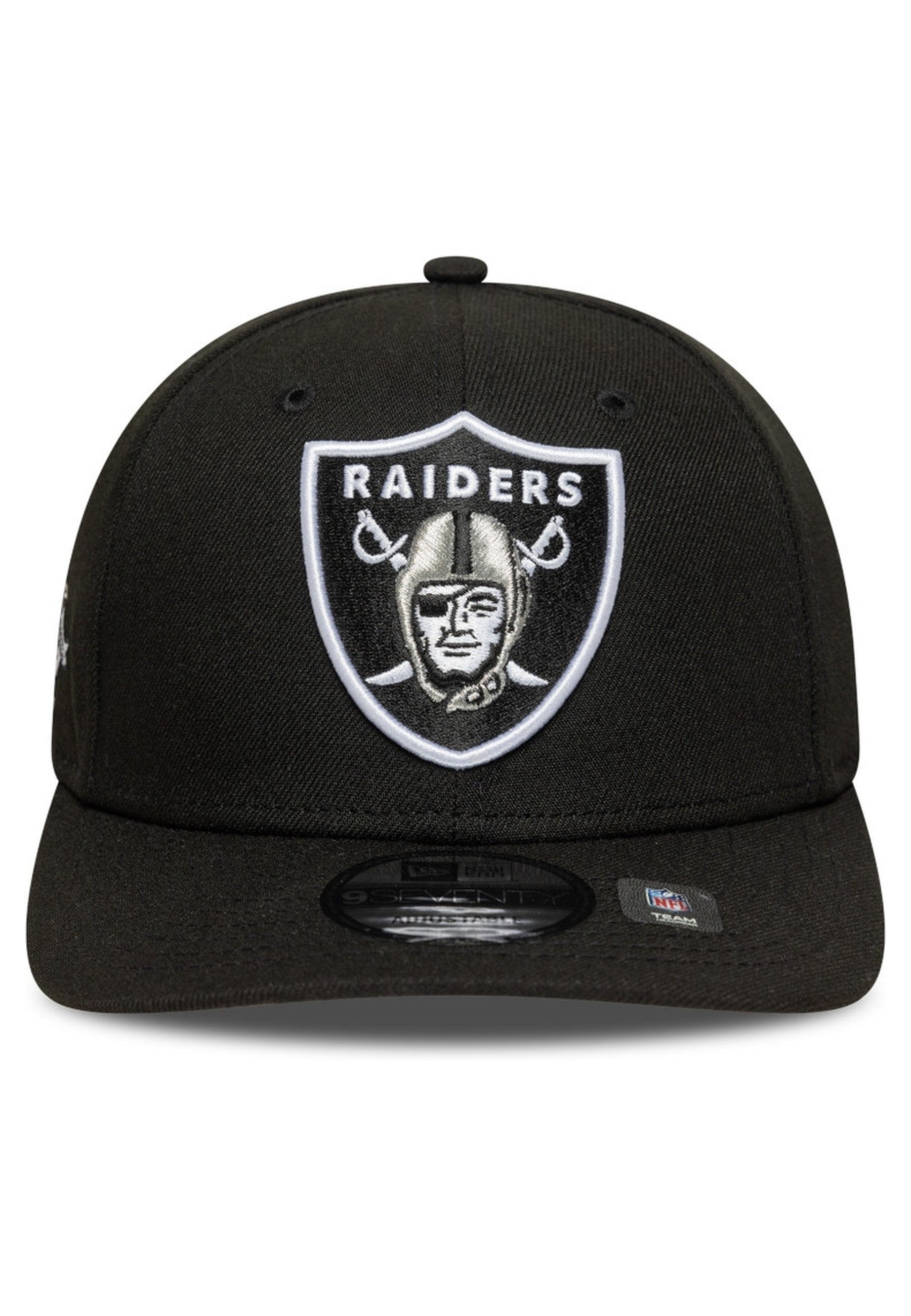 GORRA NEW ERA NEGRA RAIDERS NFL PATCH 9SEVENTY LASRAI