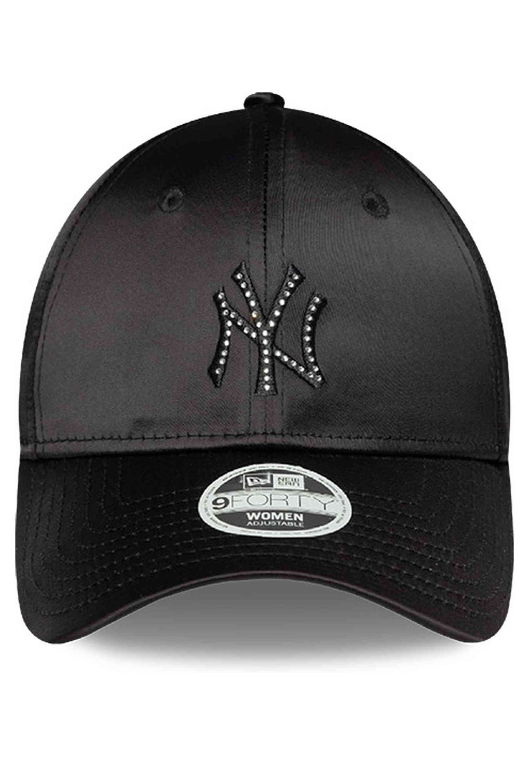 GORRA NEW ERA NEGRA SATIN WMNS RHINESTONE 9FORTY