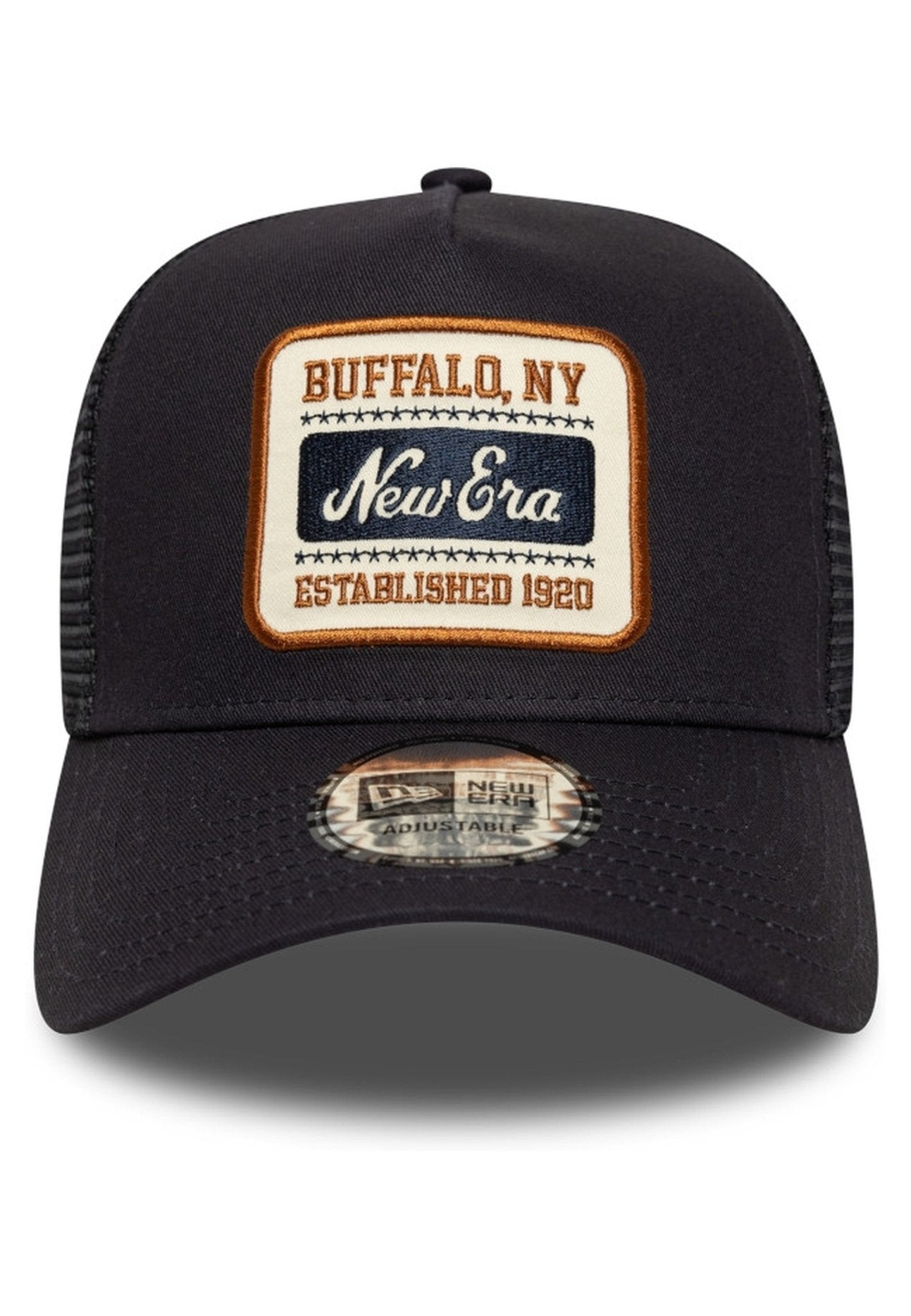 GORRA NEW ERA NEGRA SQUARE PATCH TRUCKER CAP - AREA ZERO