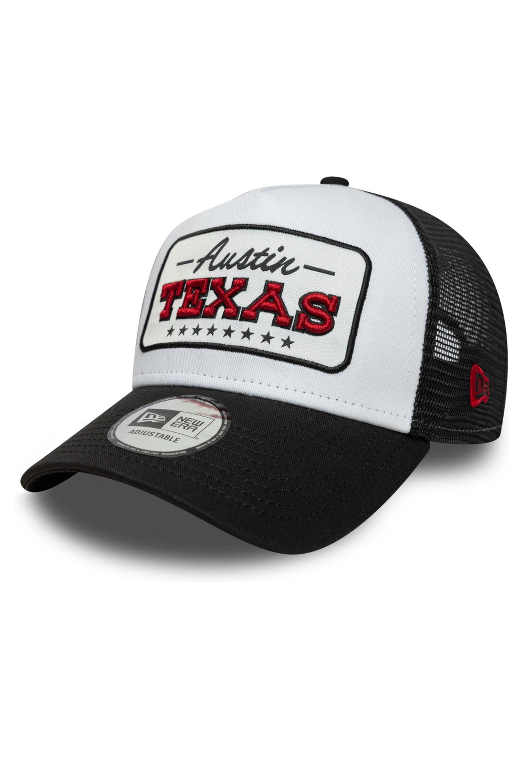 GORRA NEW ERA NEGRA TEXAS LOCATION PATCH TRUCKER NEWERA