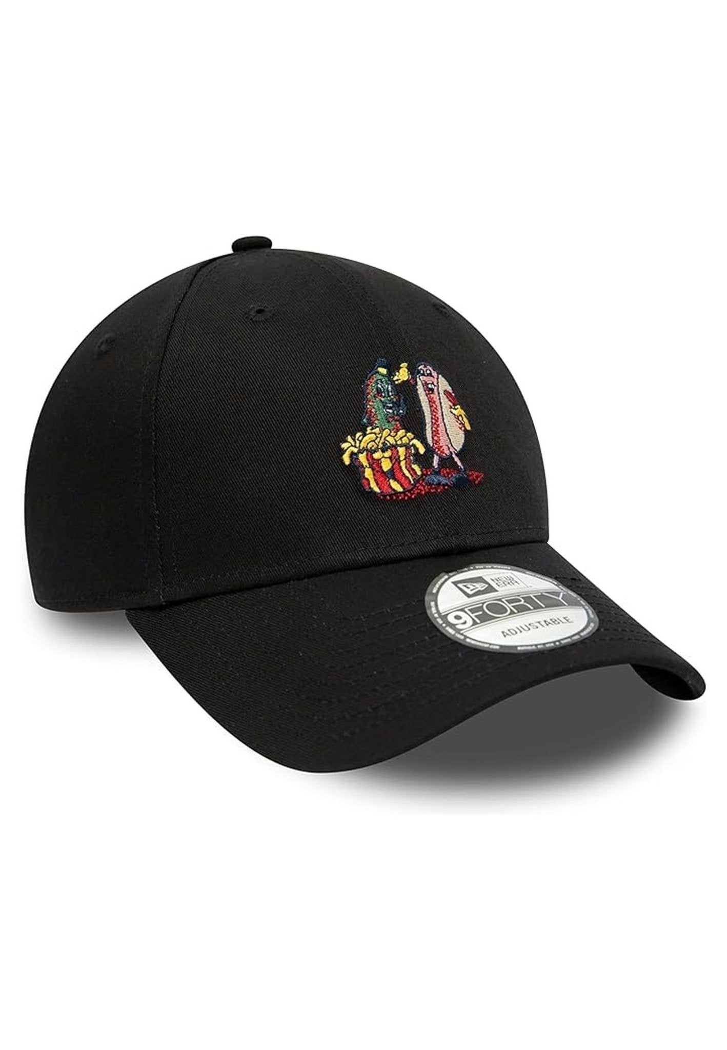 GORRA NEW ERA NEGRA WASHED PERRITOS HALF TIME CAP - AREA ZERO