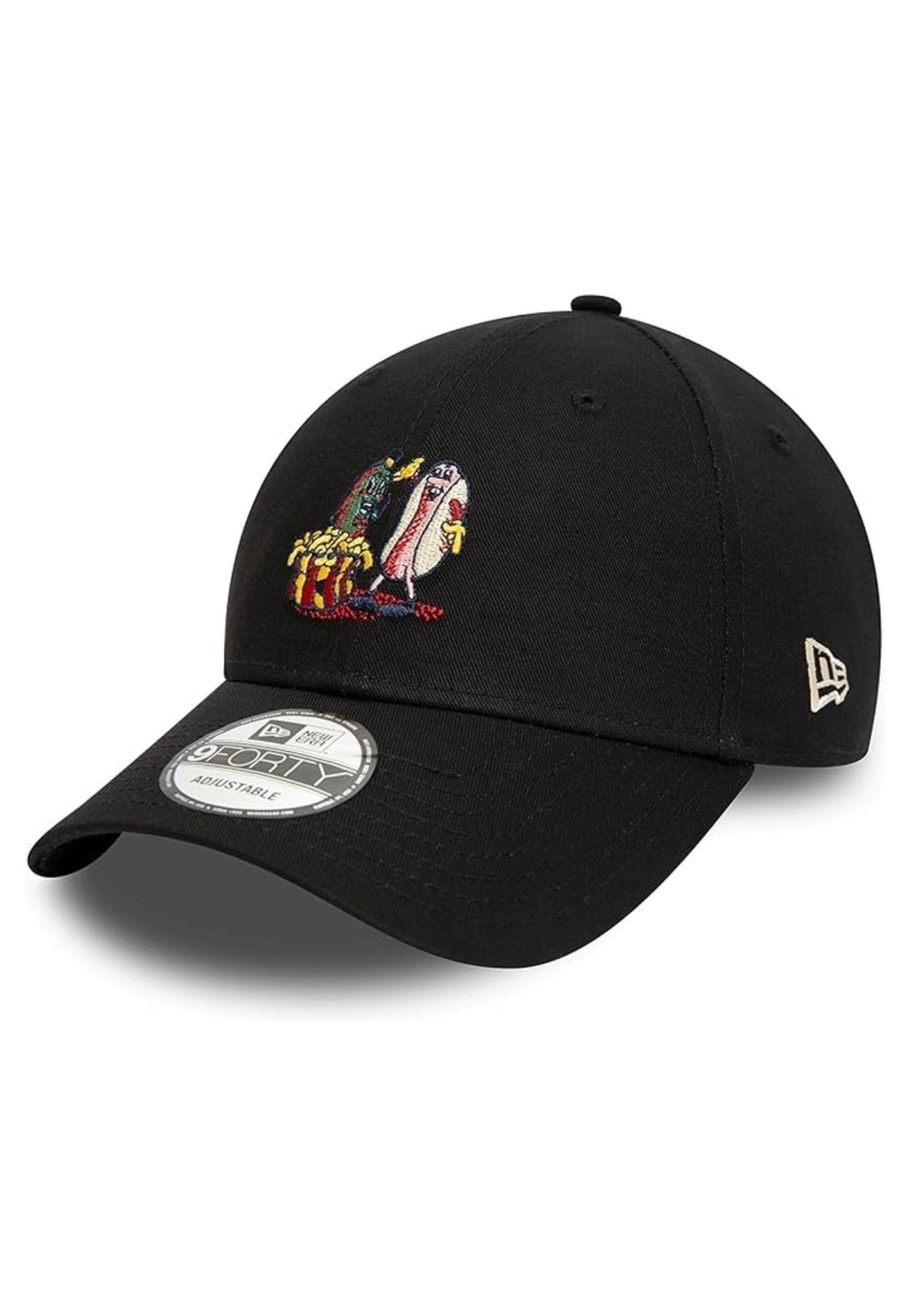 GORRA NEW ERA NEGRA WASHED PERRITOS HALF TIME CAP - AREA ZERO