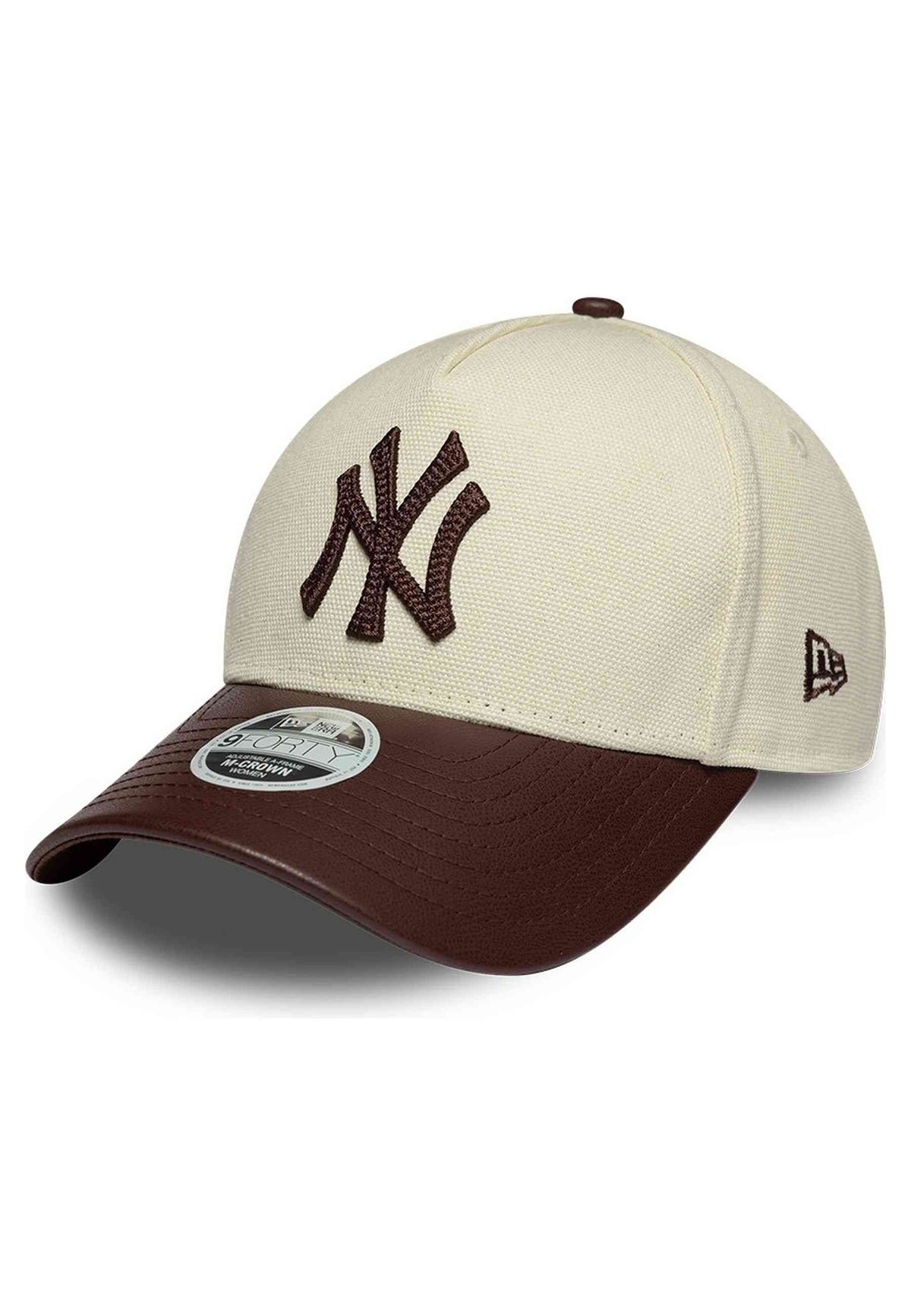 GORRA NEW ERA NEW YORK YANKEES 9FORTY MCROWN WMNS FABRIC MIX CRUDA