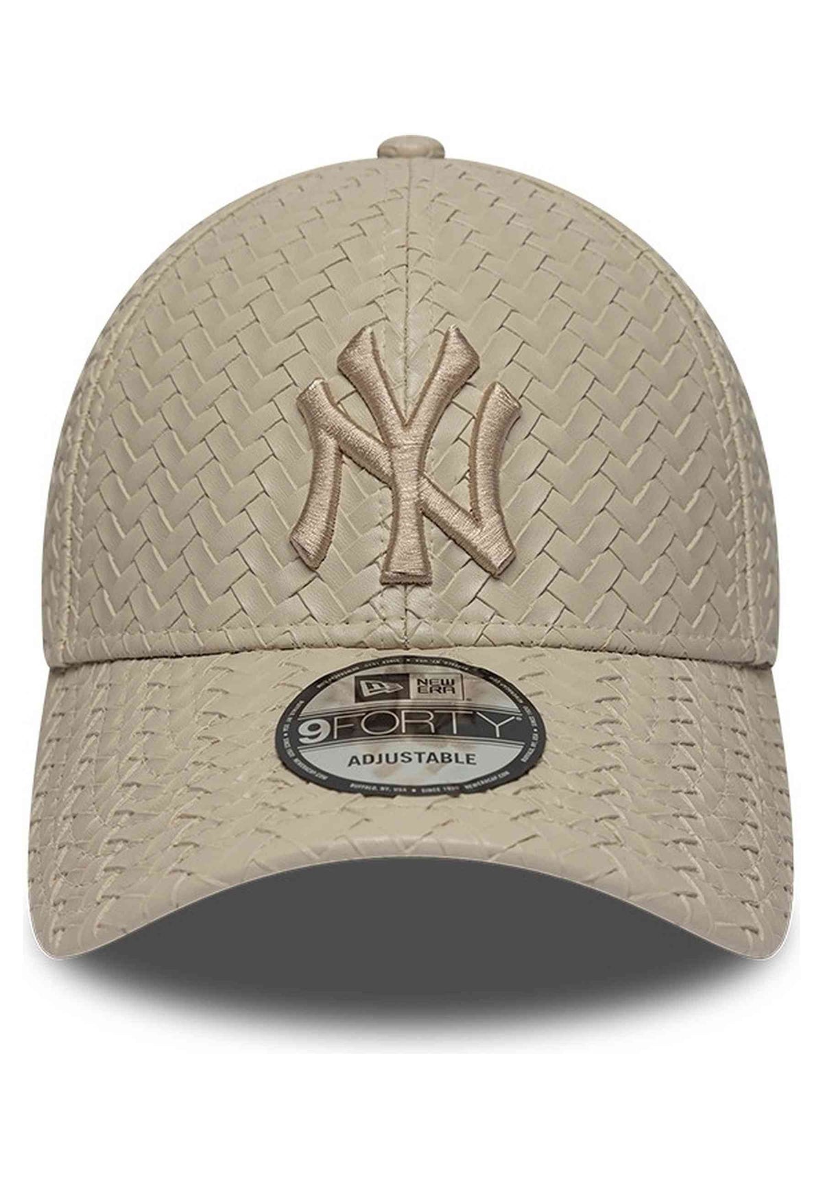 GORRA NEW ERA NEW YORK YANKEES 9FORTY PU WEAVE BEIGE