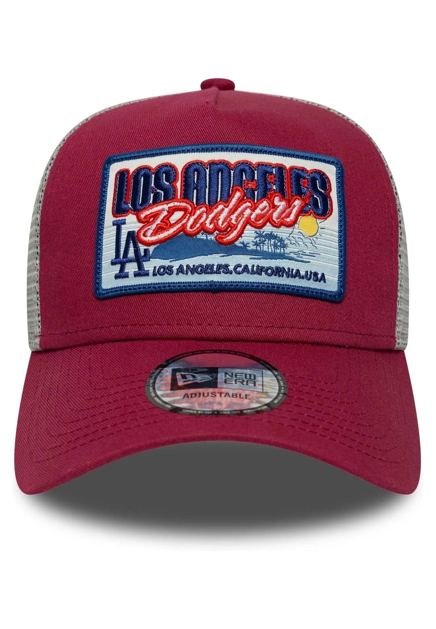 GORRA NEW ERA ROJA DODGERS MLB PATCH TRUCKER CAP - AREA ZERO