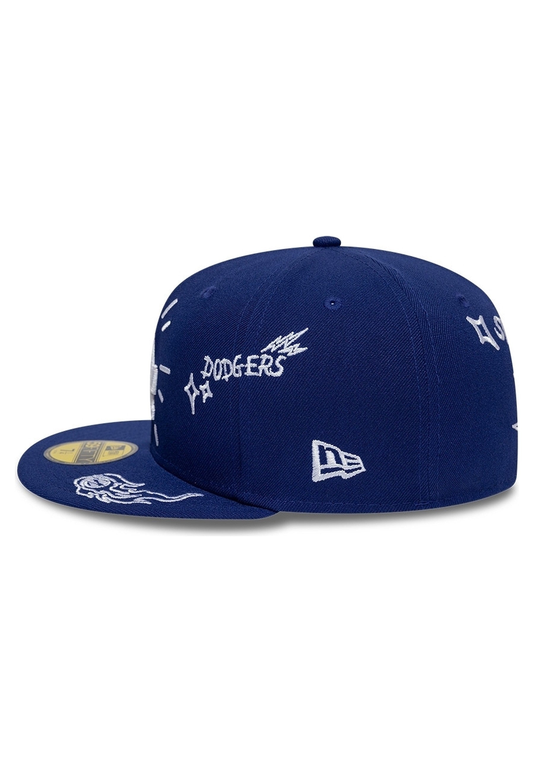 GORRA NEW ERA ROYAL DODGERS MLB SCRIBBLE 59FFITY LOSDOD