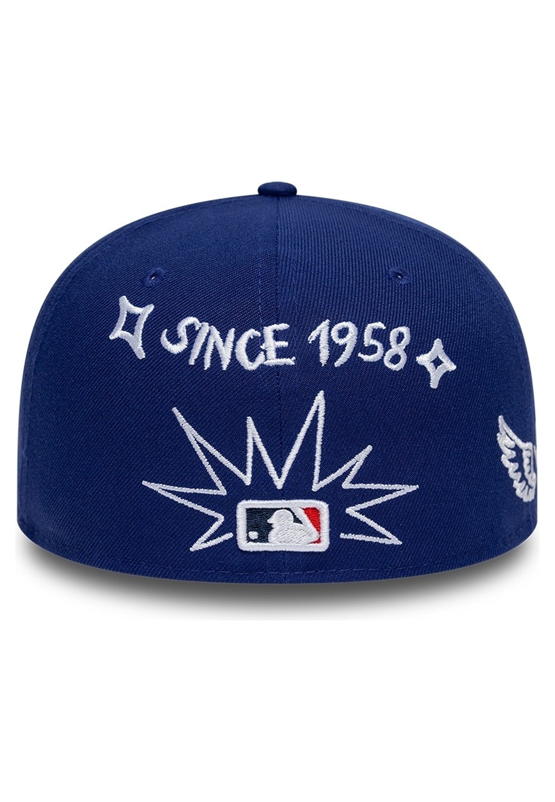 GORRA NEW ERA ROYAL DODGERS MLB SCRIBBLE 59FFITY LOSDOD