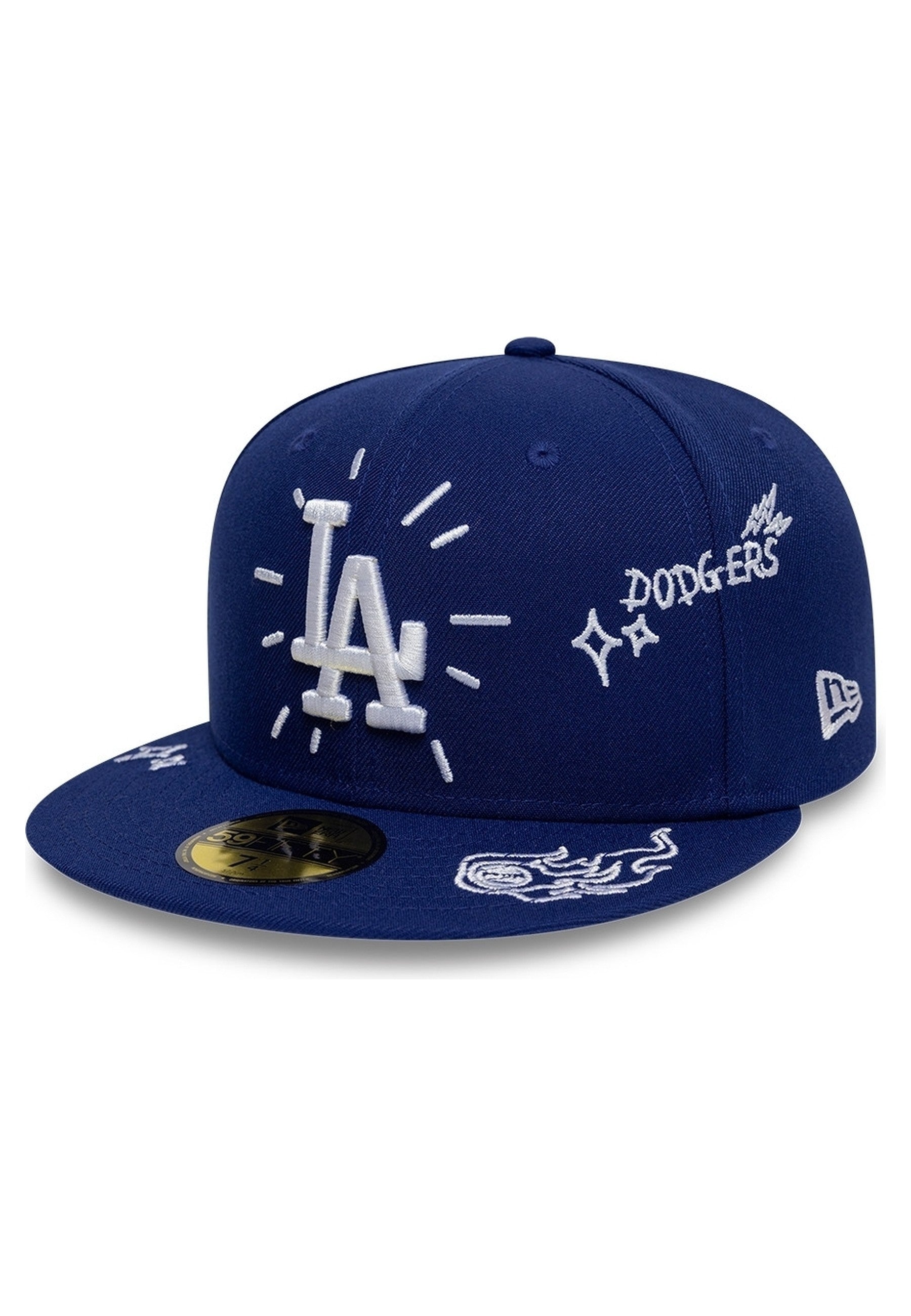 GORRA NEW ERA ROYAL DODGERS MLB SCRIBBLE 59FFITY LOSDOD