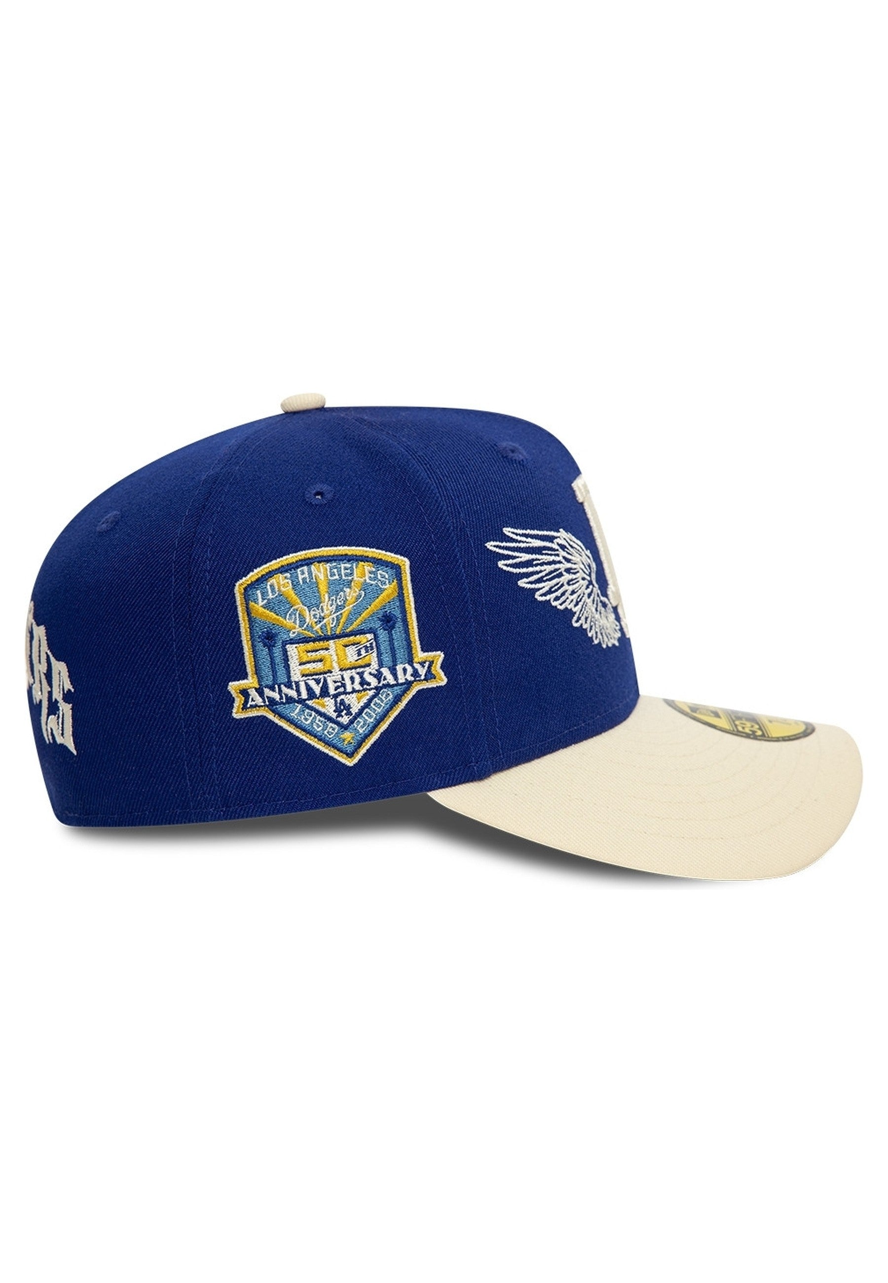 GORRA NEW ERA ROYAL DODGERS TEAM WINGS 59FIFTY LOSDODCO
