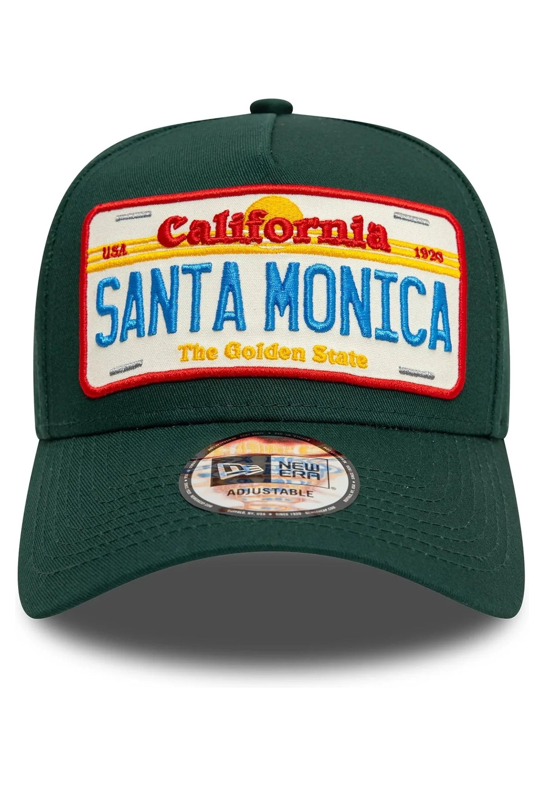 GORRA NEW ERA VERDE SANTA MONICA LICENSE PLATE EFRAME NEWERA