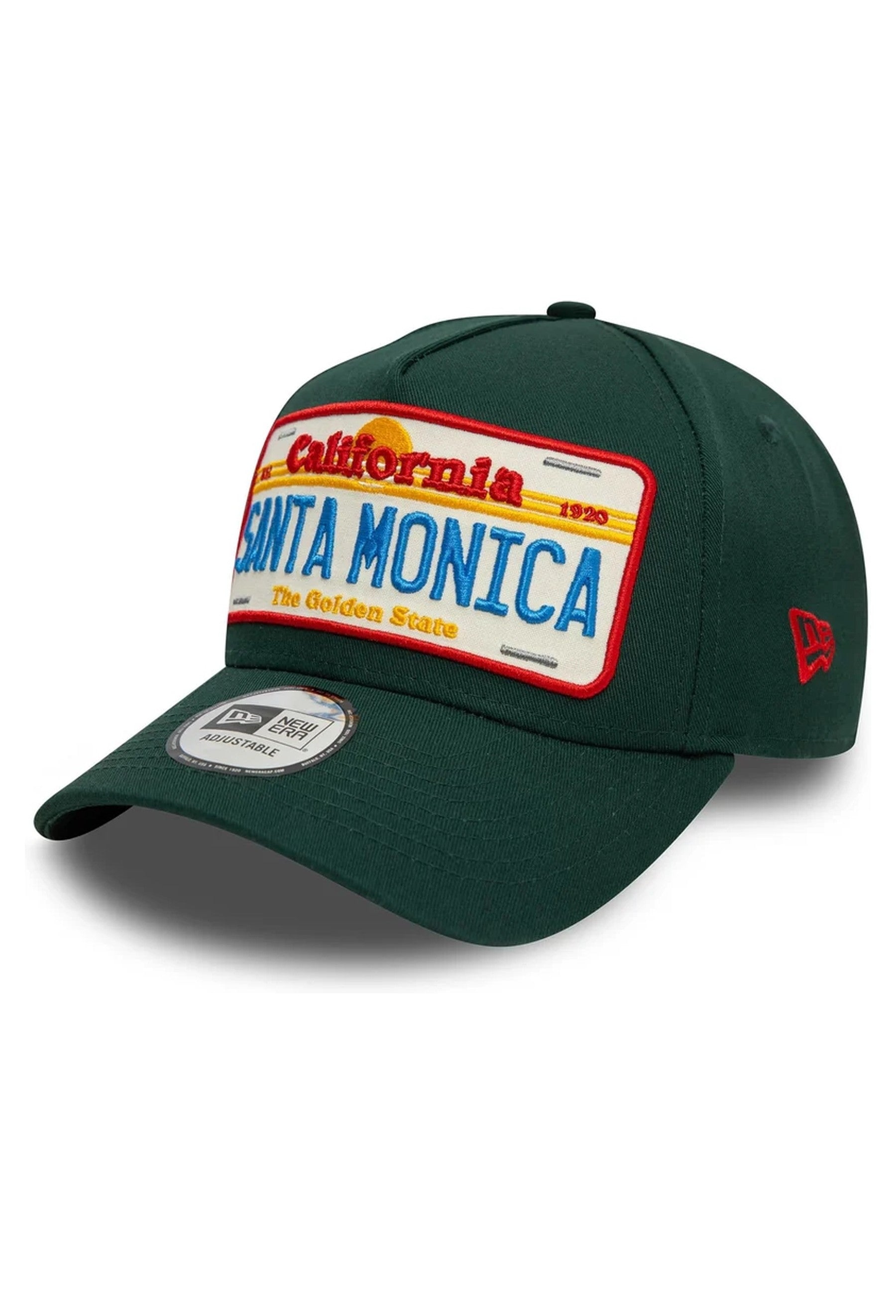 GORRA NEW ERA VERDE SANTA MONICA LICENSE PLATE EFRAME NEWERA