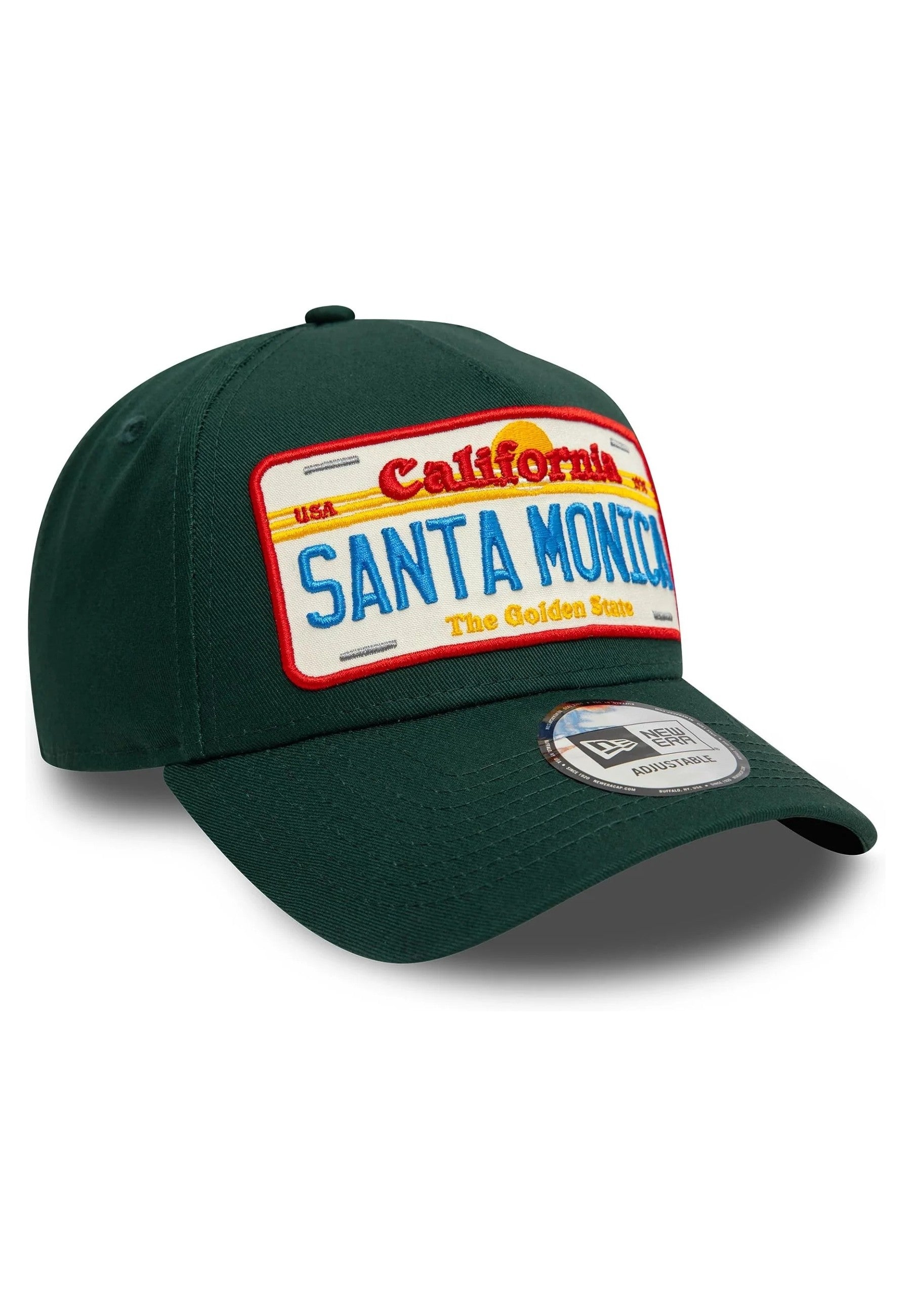 GORRA NEW ERA VERDE SANTA MONICA LICENSE PLATE EFRAME NEWERA