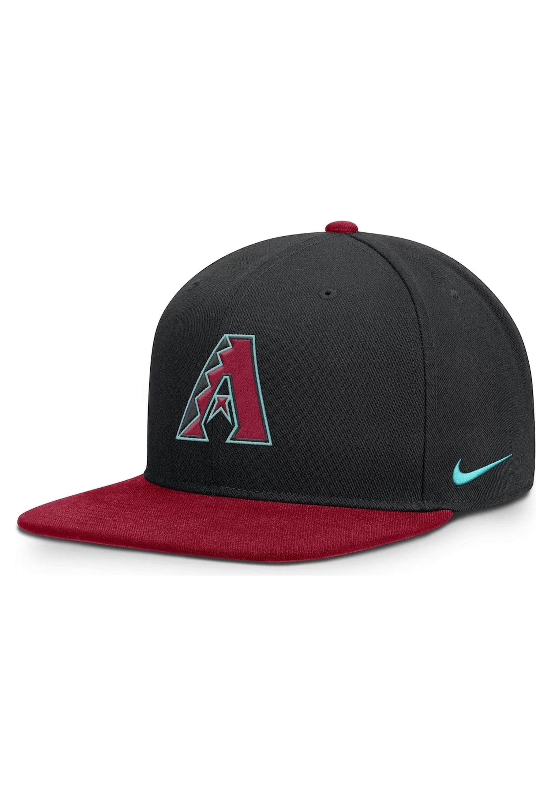 GORRA NIKE NEGRA ARIZONA DIAMONDBACKS DRI FIT PRO STRUCTURED SQUARE BILLCAP